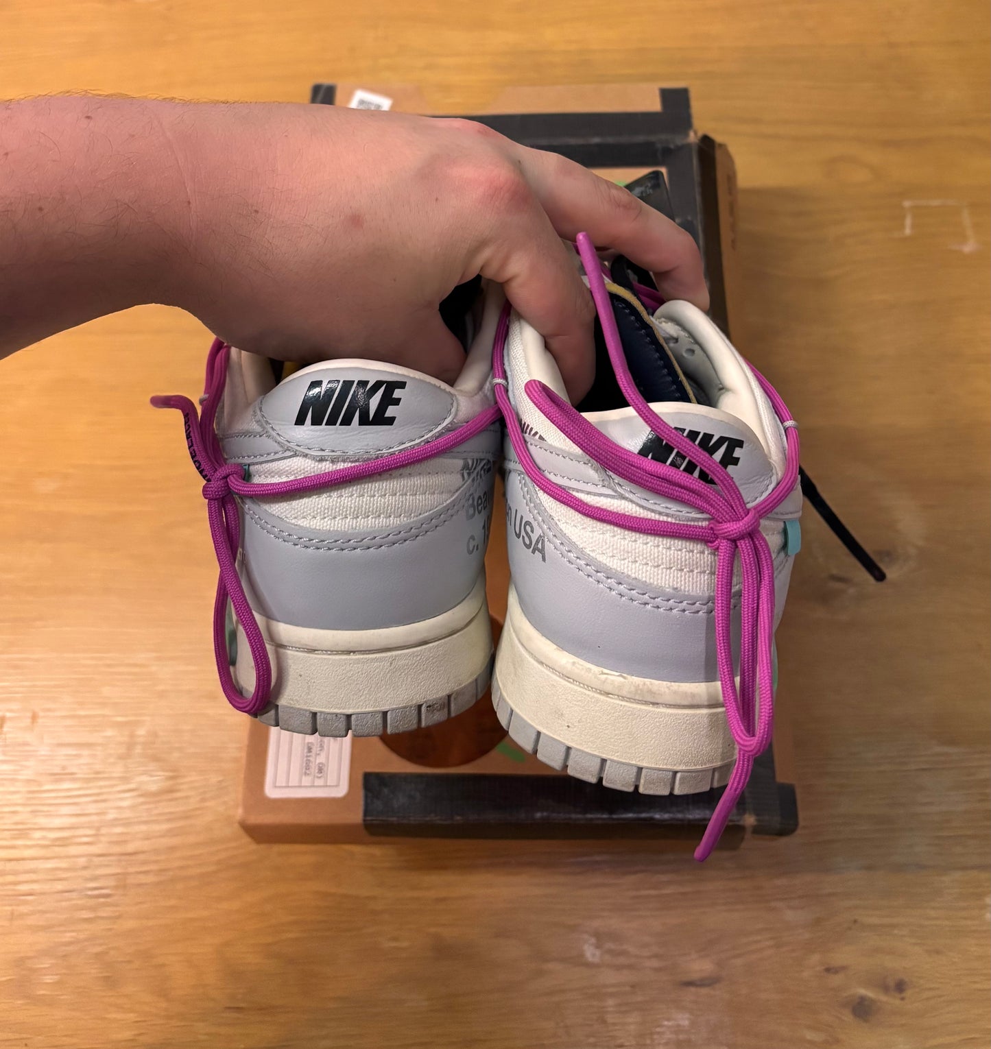 Off white x Dunk low lot 30 of 50 used