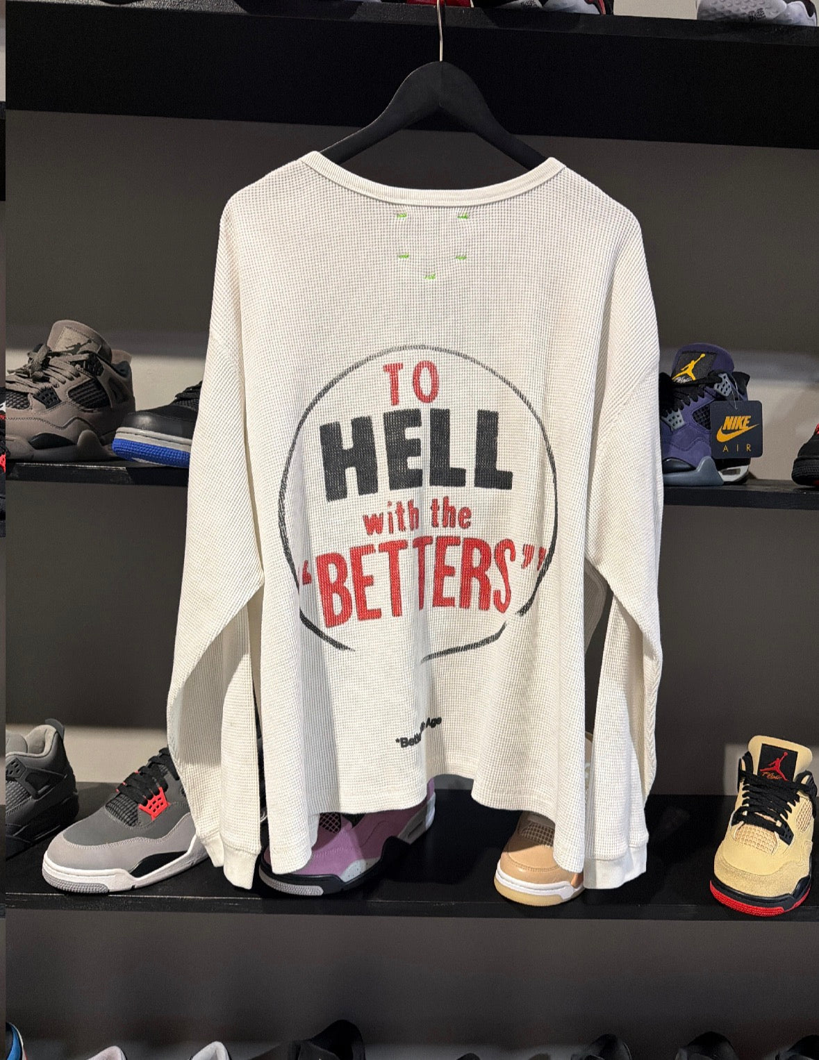 Better With Age Chamomile Waffle Longsleeve White