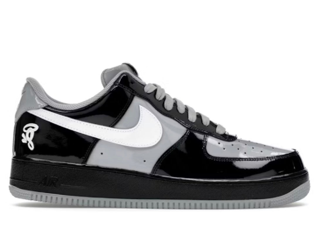 Central Cee Air Force 1 Grey Black Patent