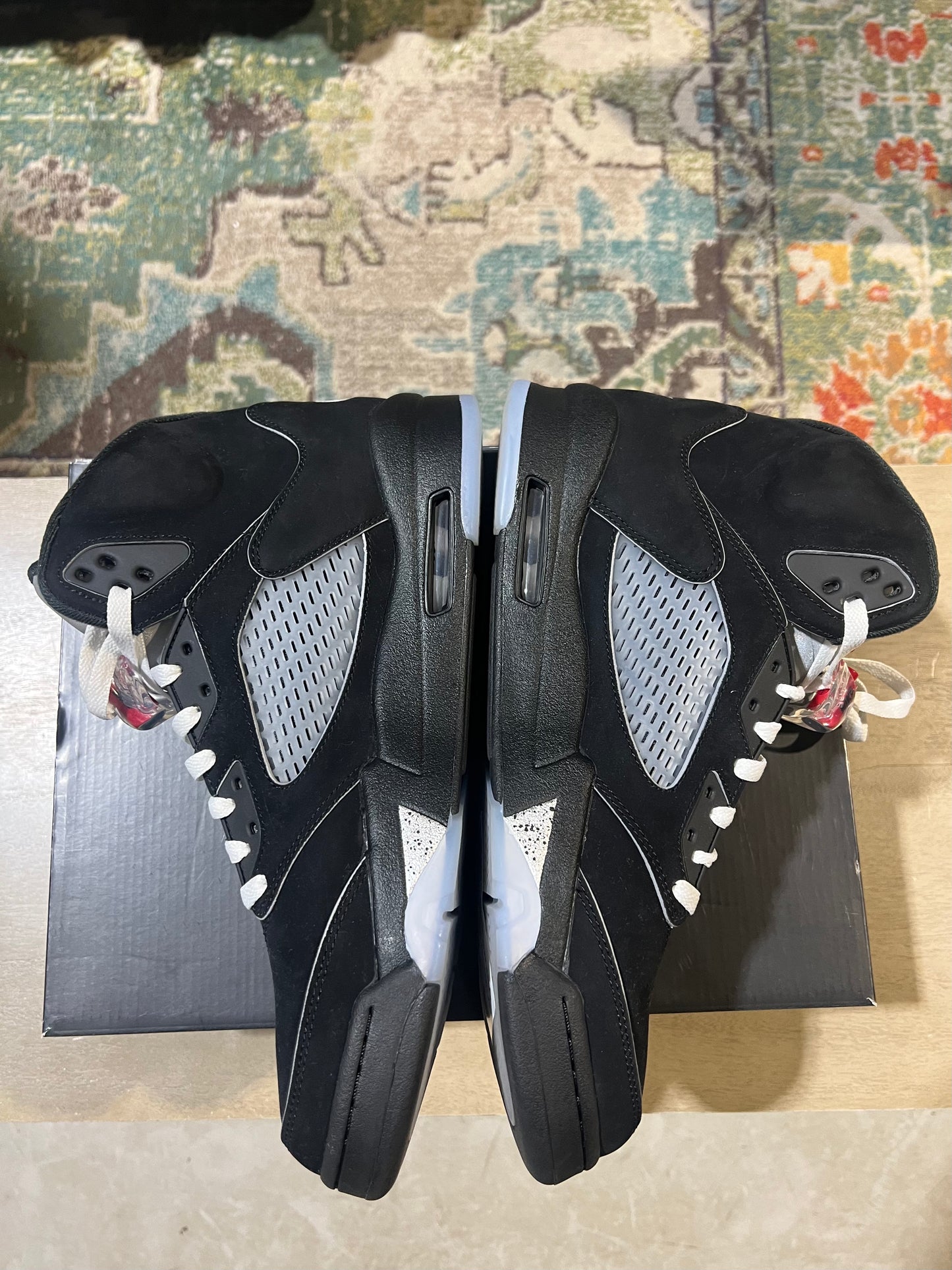 Jordan 5 Black Metallic 2025 Used Sz 12 (2)