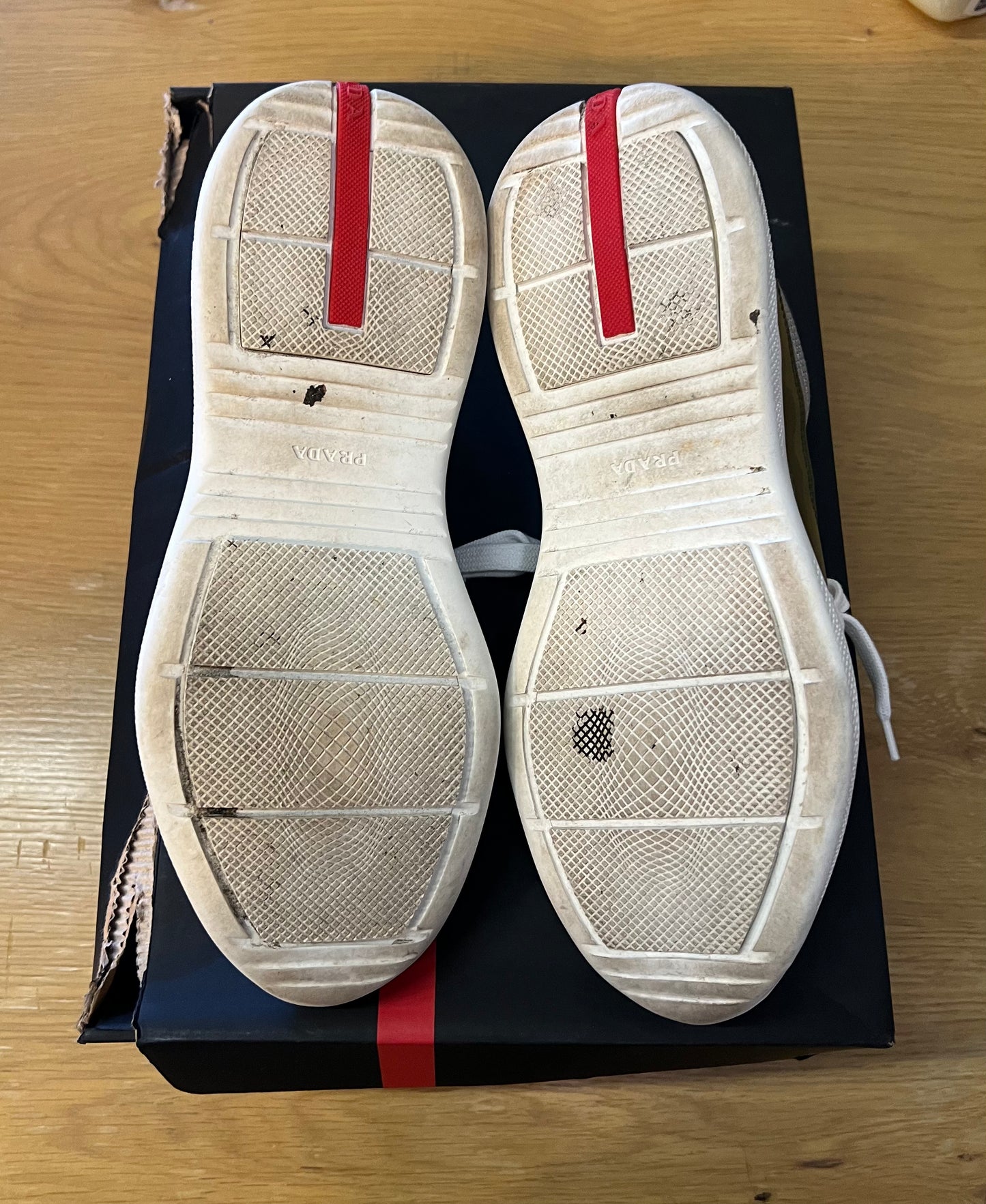 Prada Americas Cup Green Silver Used