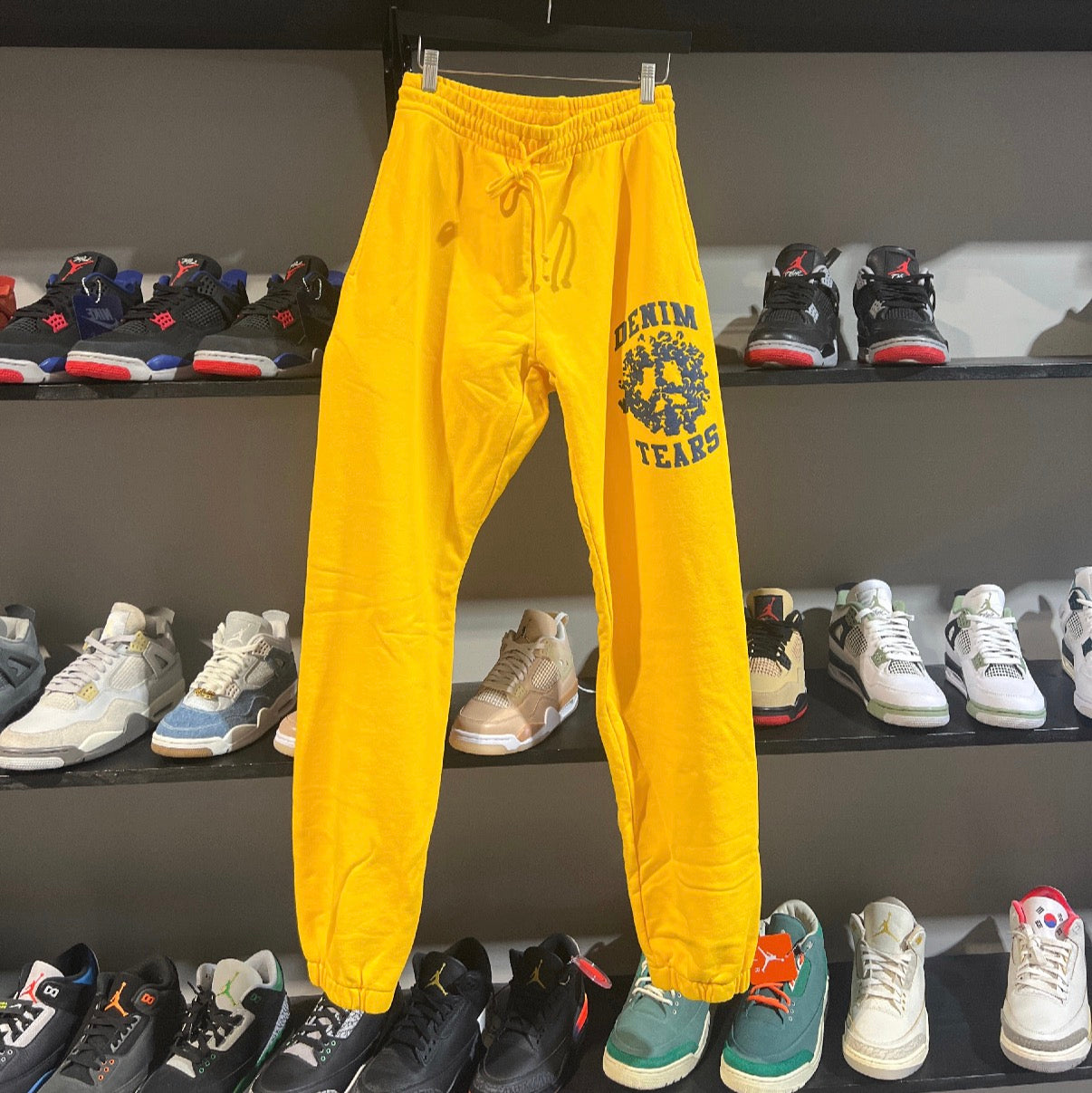 DENIM TEARS UNI YELLOW SWEATPANTS
