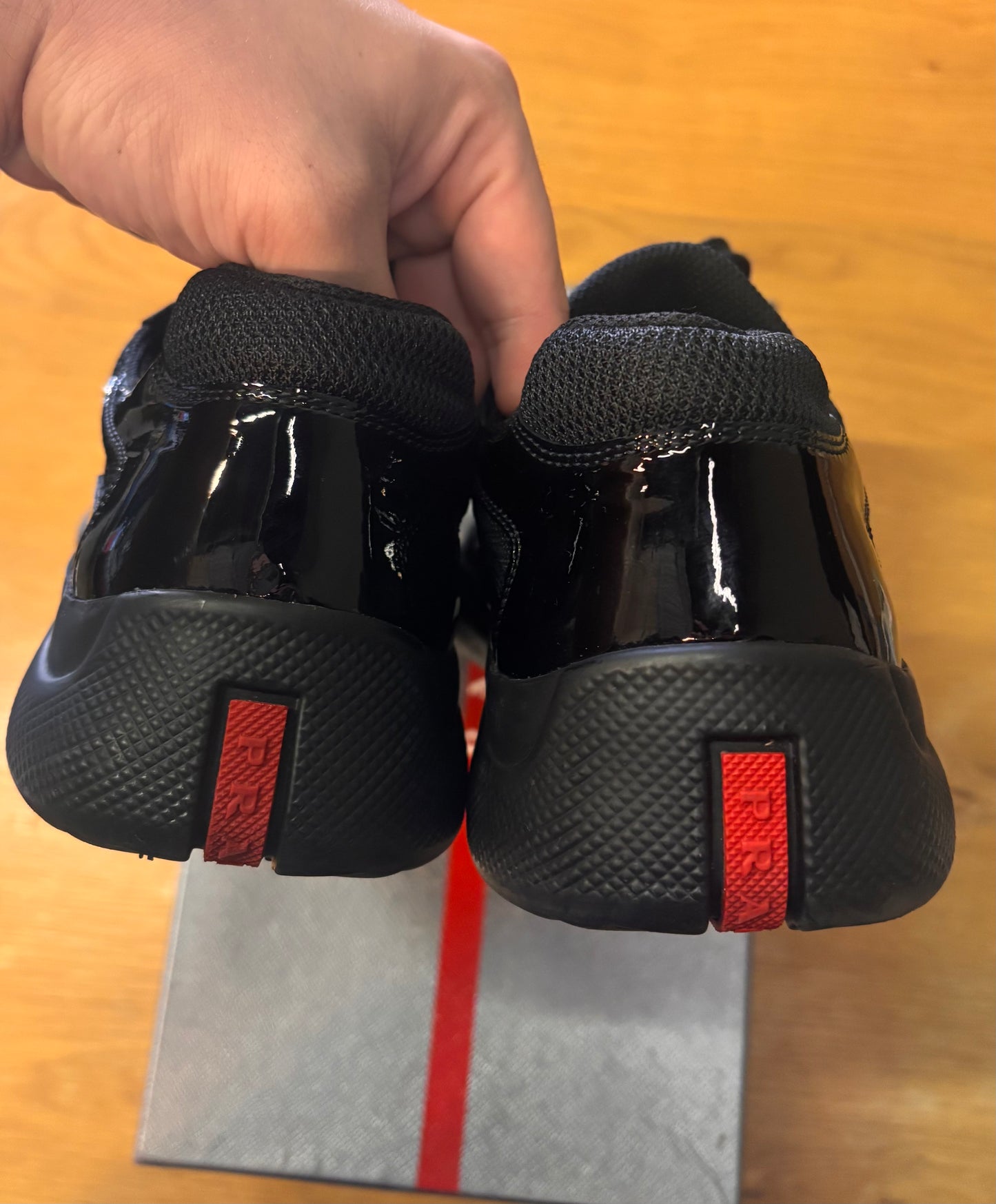 Prada Americas Cup Black Used