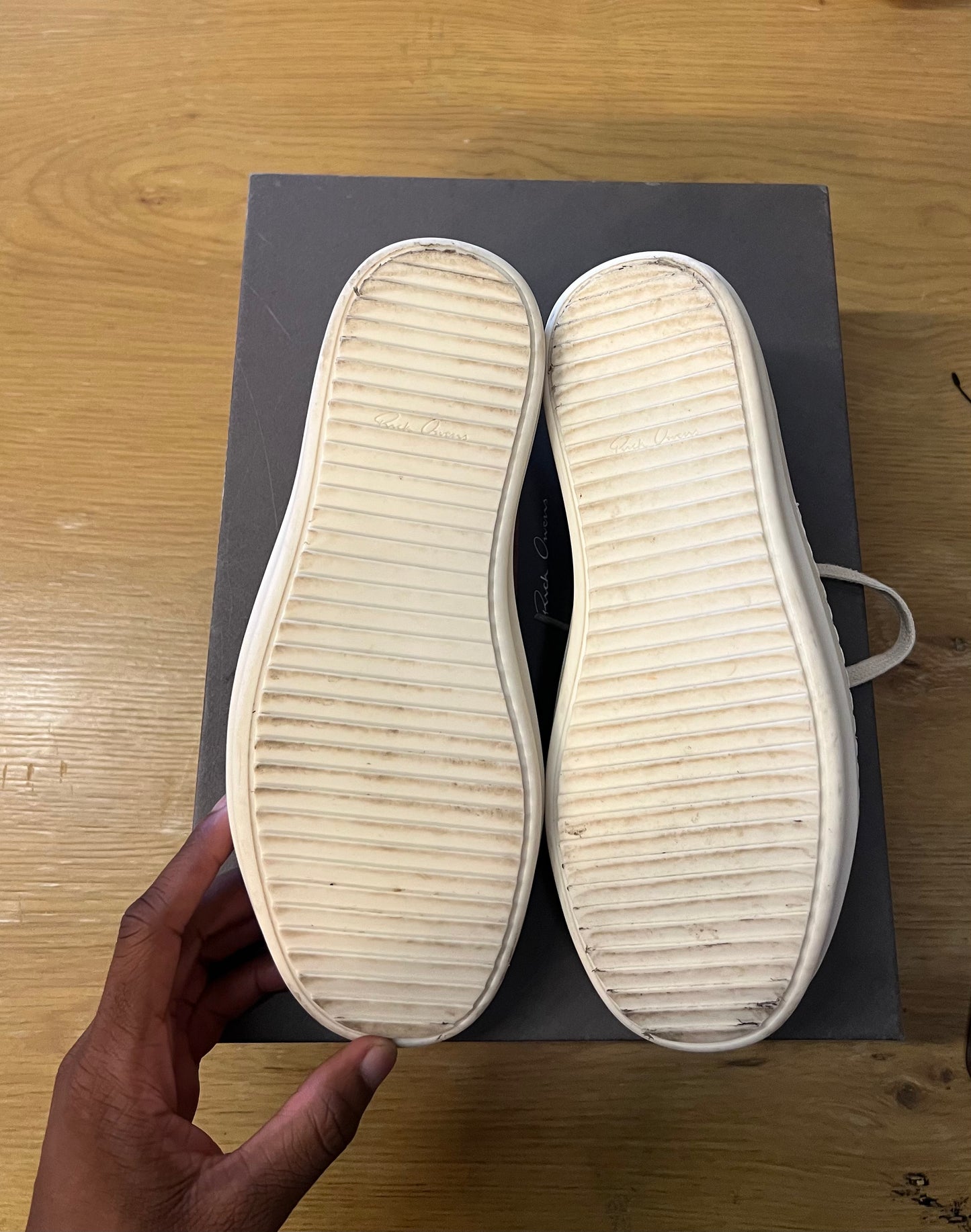 Rick Owens Wmns Lido Vintage Low Dusty Pink Used (7M)