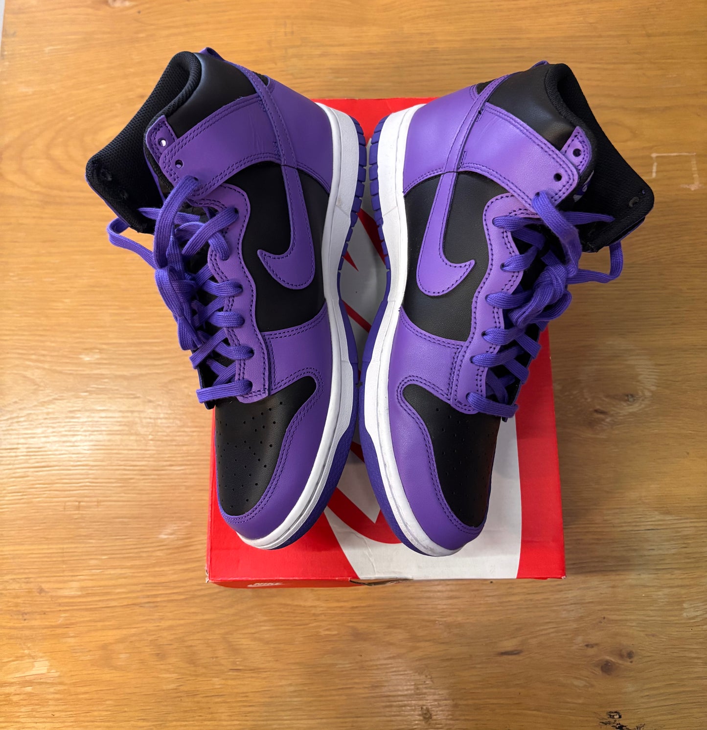 Nike dunk high psychic purple size 9 used