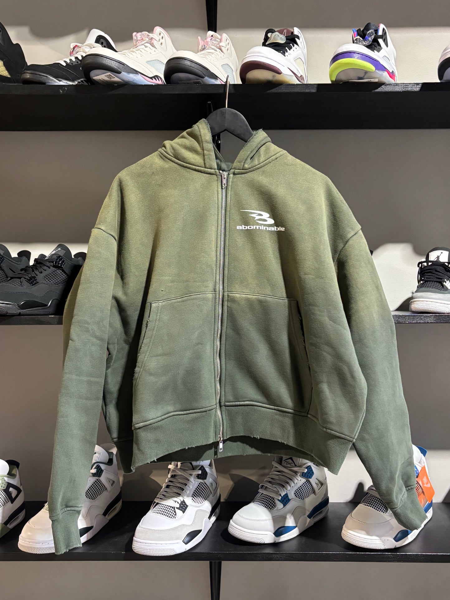 Abominable B Logo Olive Zipup