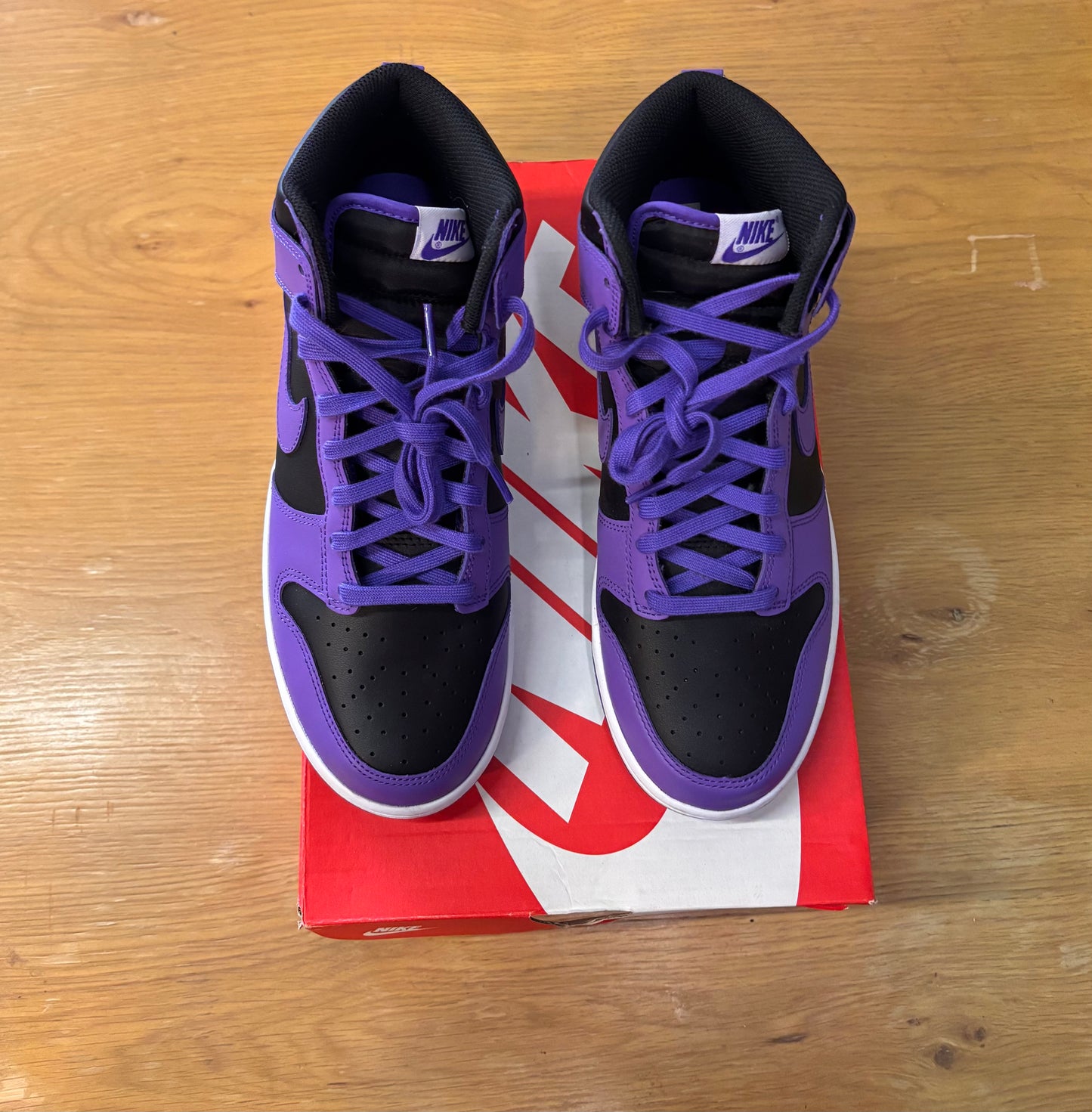 Nike dunk high psychic purple size 9 used