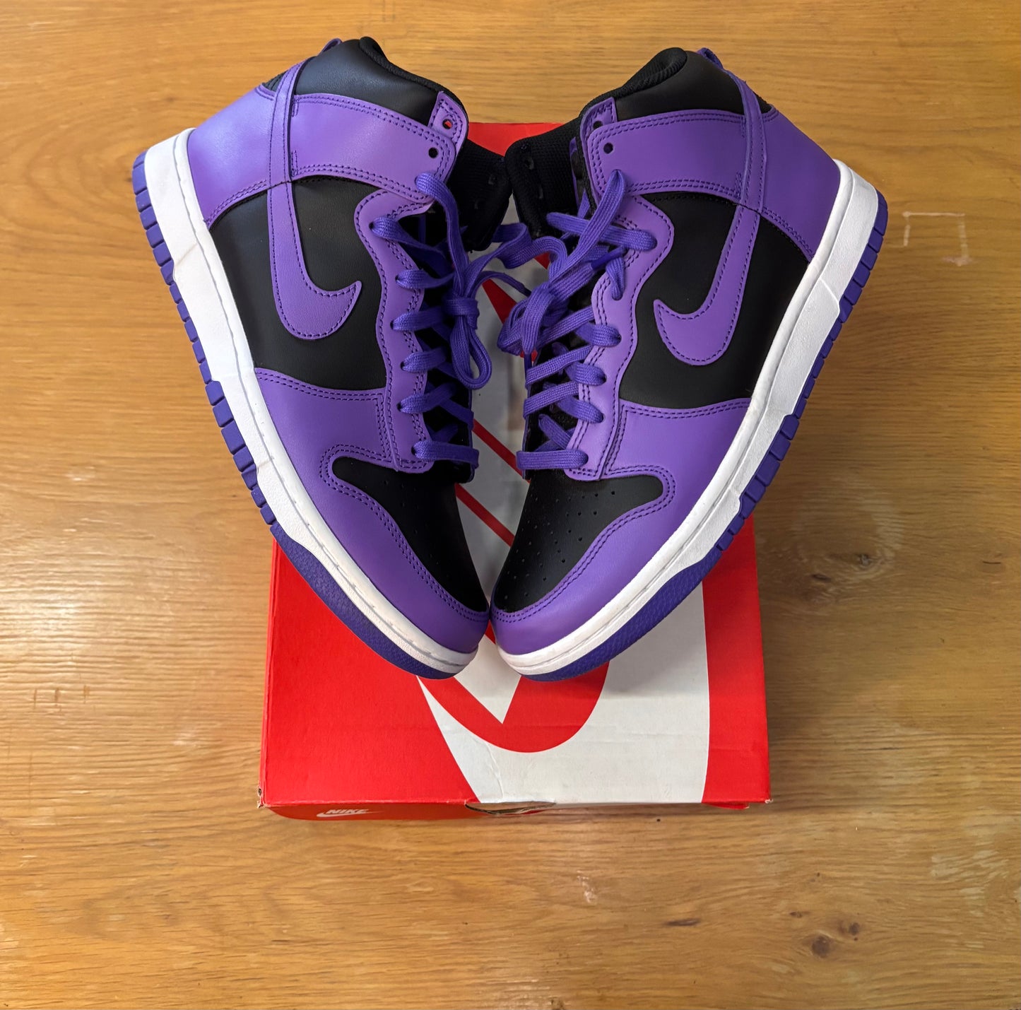 Nike dunk high psychic purple size 9 used