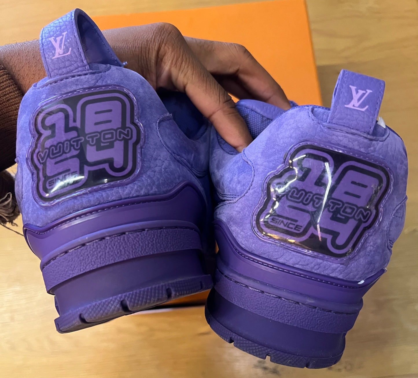 LV SKate Sneaker Purple/Purple Used