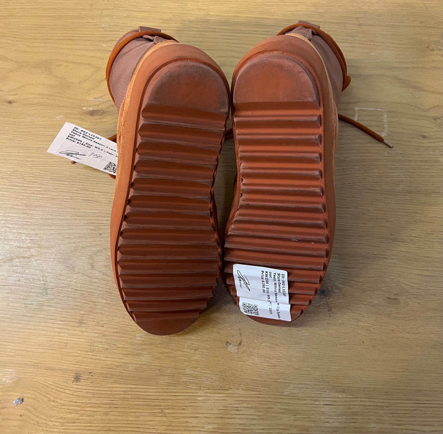Yeezy Wmns Season 3 Lace Up Suede Boot Used Sz 9.5W