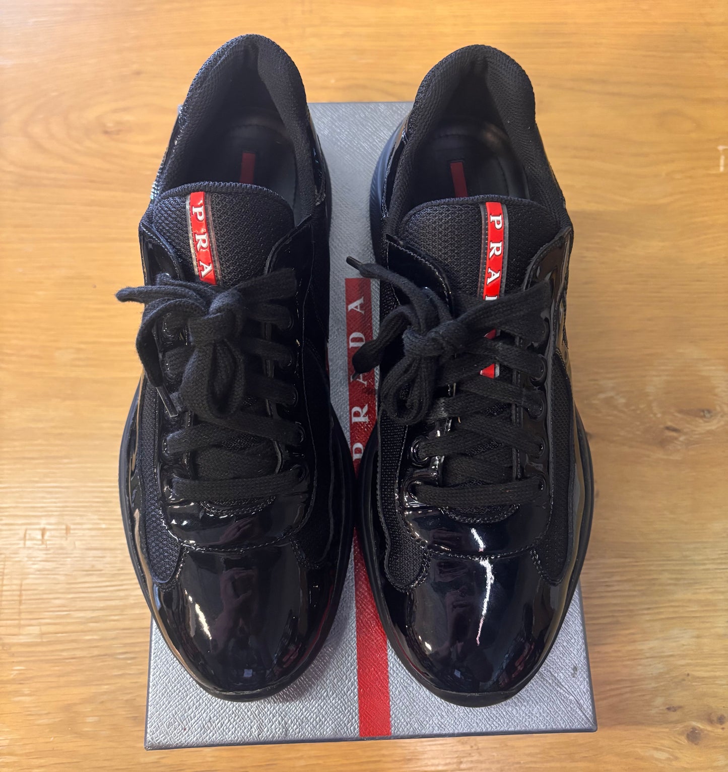 Prada Americas Cup Black Used