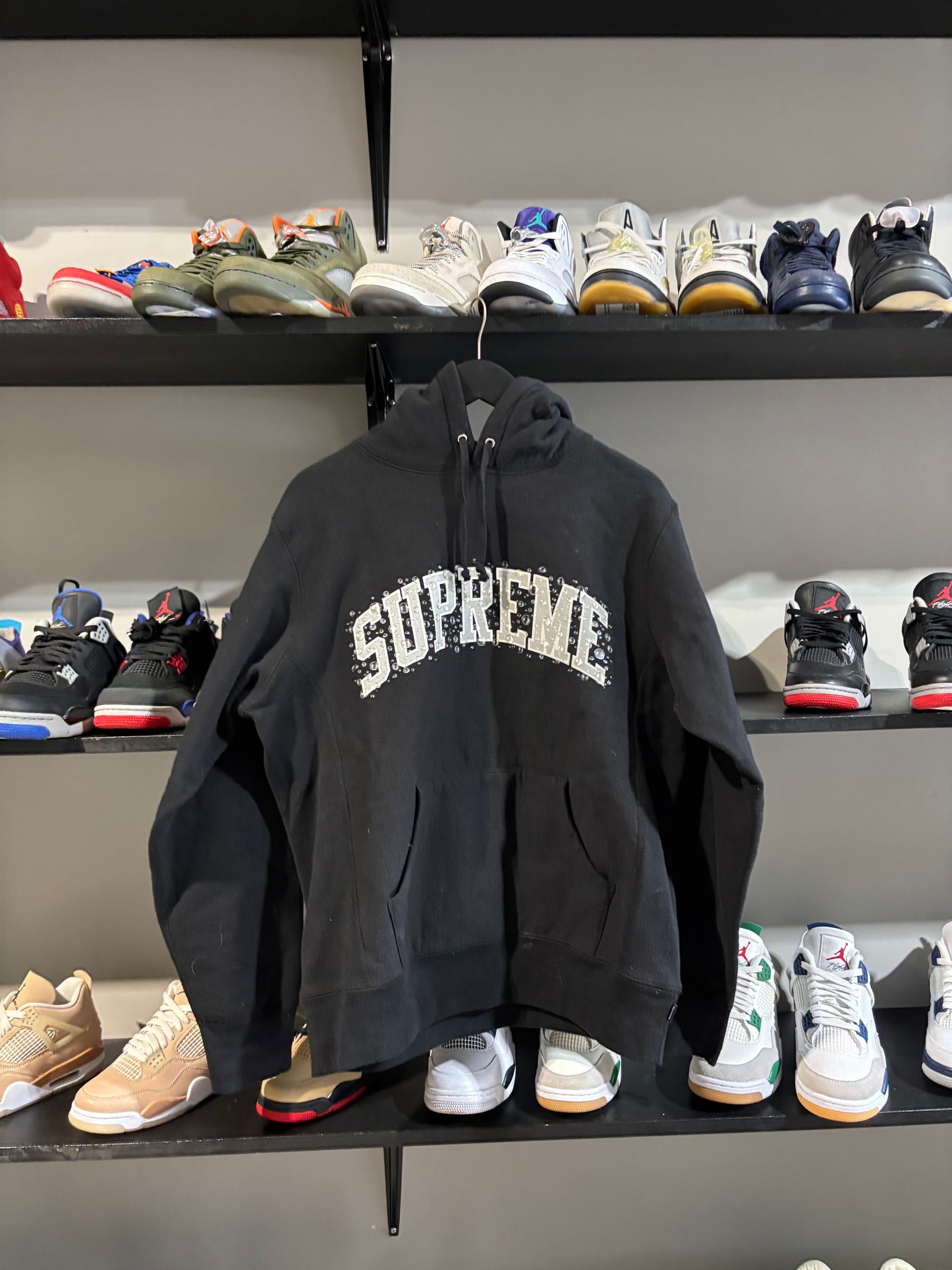 Supreme Water Arc Hoodie Black