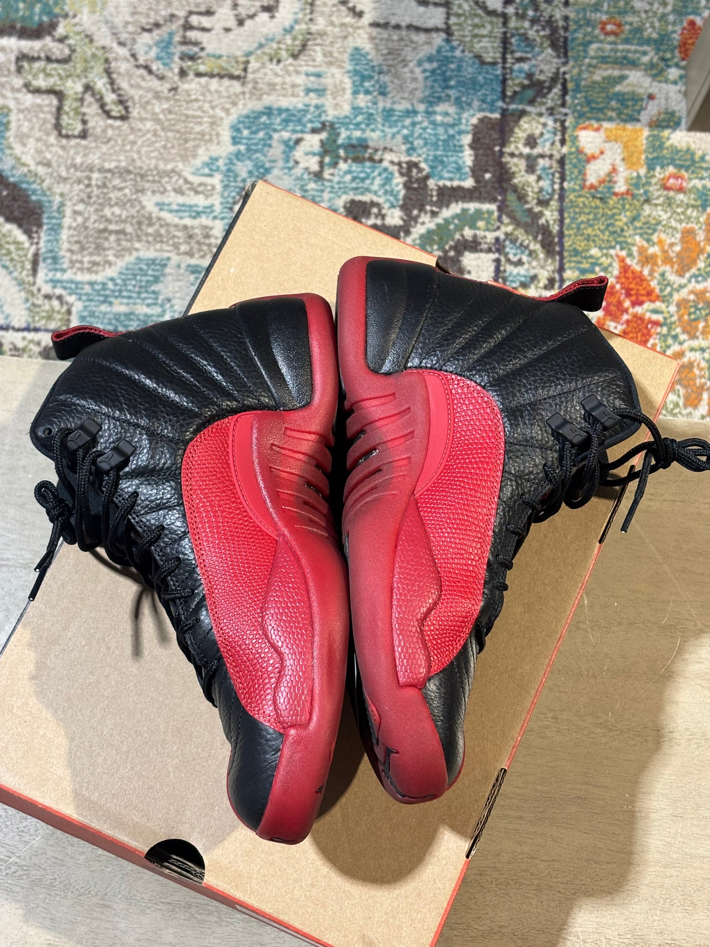 Jordan 12 Flu Game Used 9