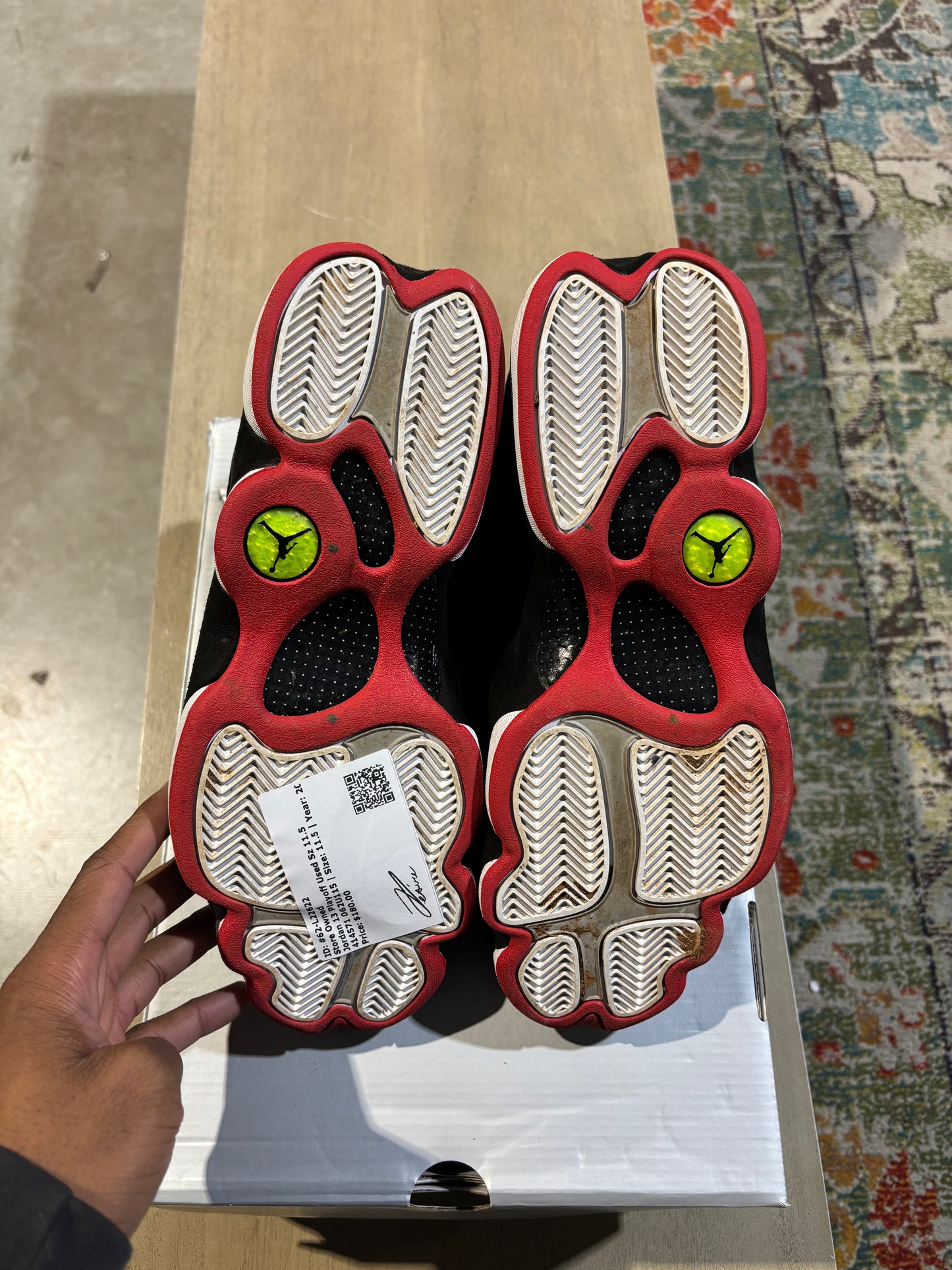 Jordan 13 Playoff Used Sz 11.5