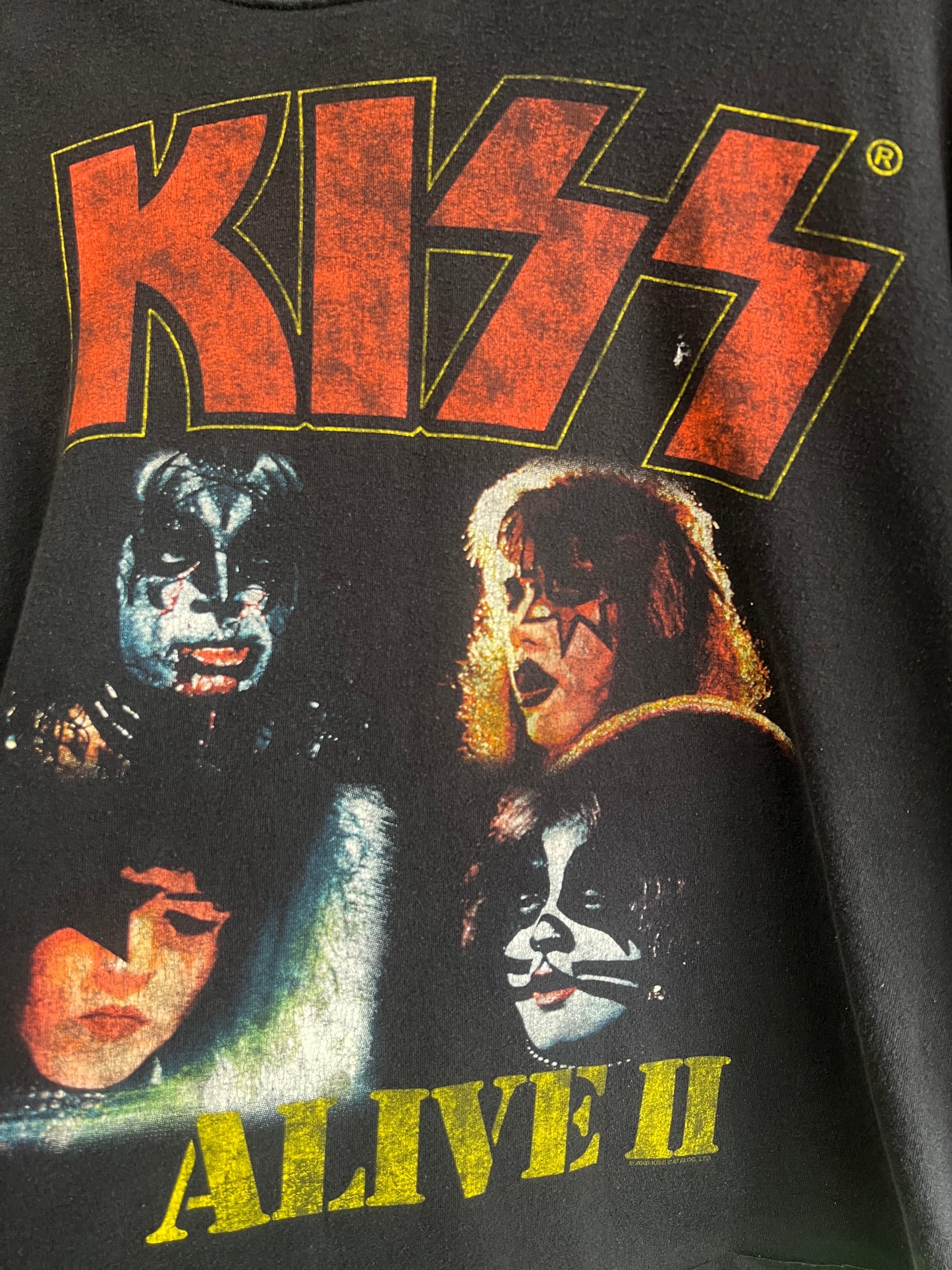vintage kiss alive 2 tee
