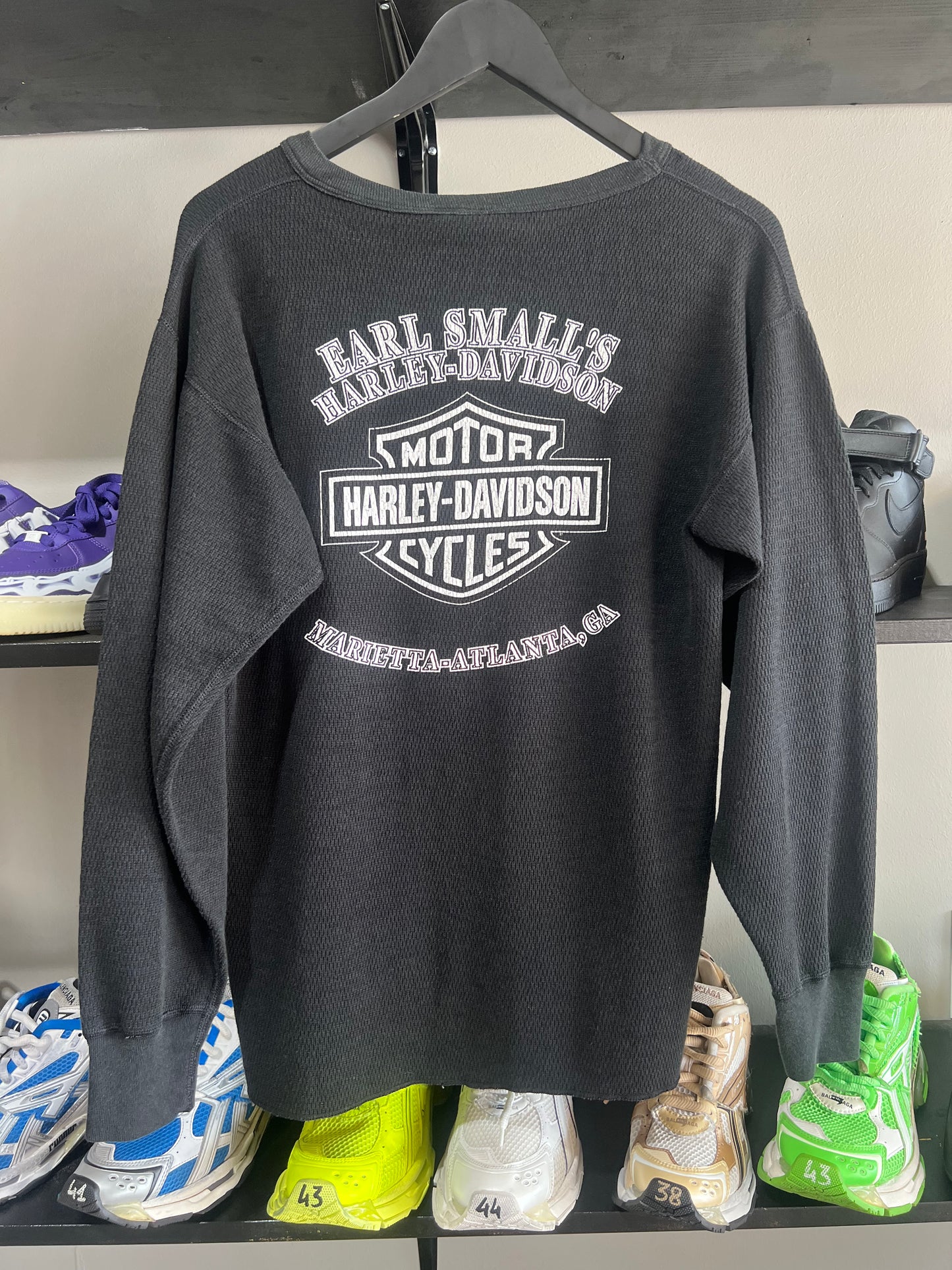 vintage Harley Davidson thermal where legends roam