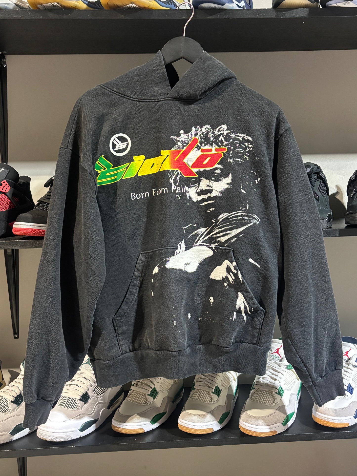 Sicko Born From Pain Black Hoodie