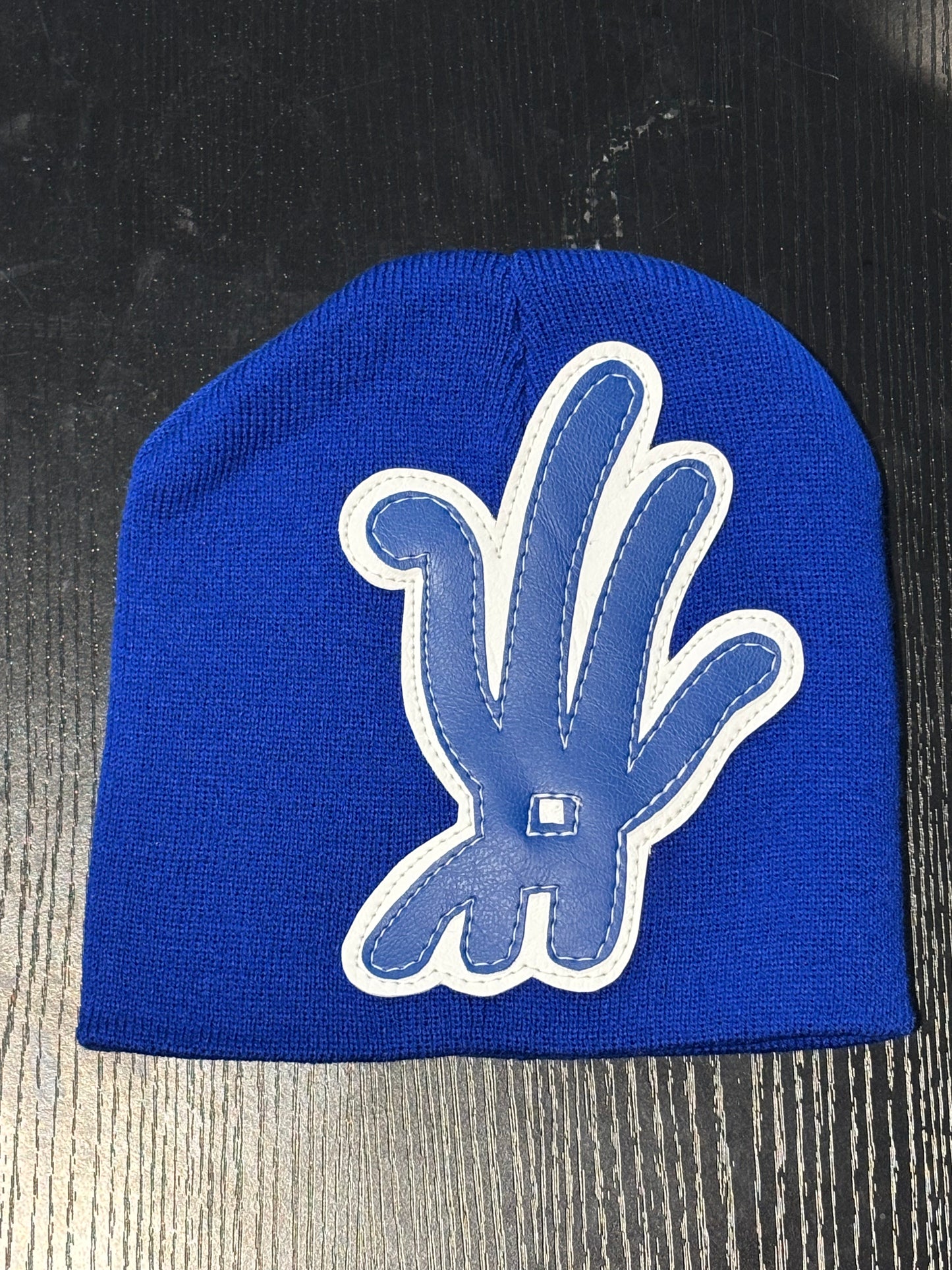 YKWYK BEANIE BLUE/WHITE REGULAR