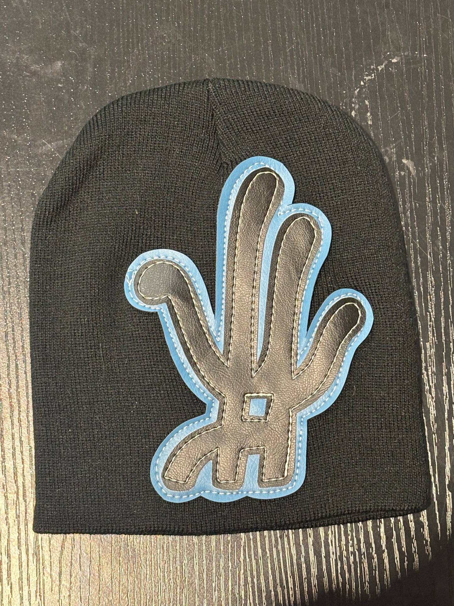 YKWYK BEANIE BLACK/BLUE REGULAR