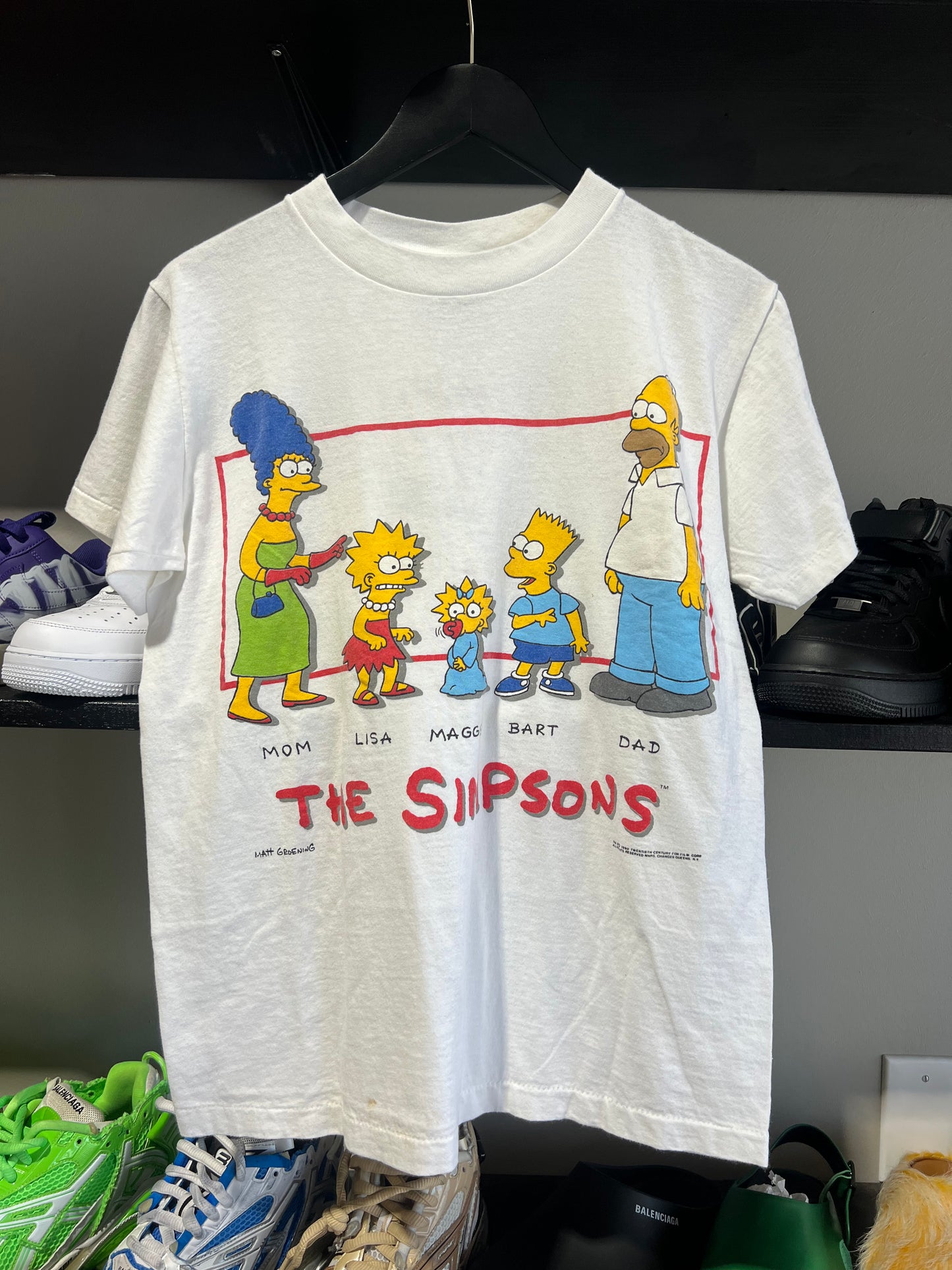 vintage the Simpsons family tee 90