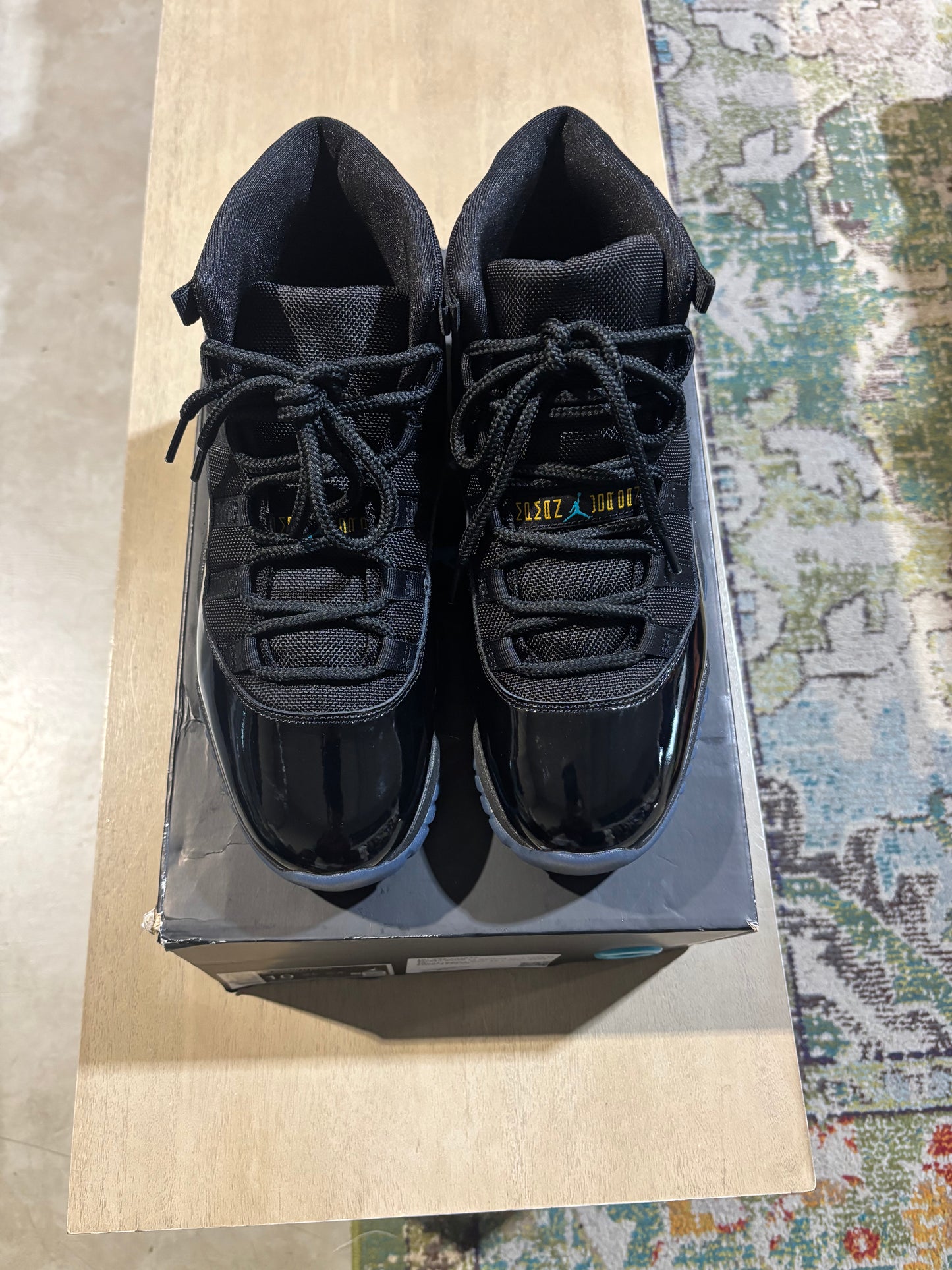 Jordan Retro 11 Gamma blue used sz 10