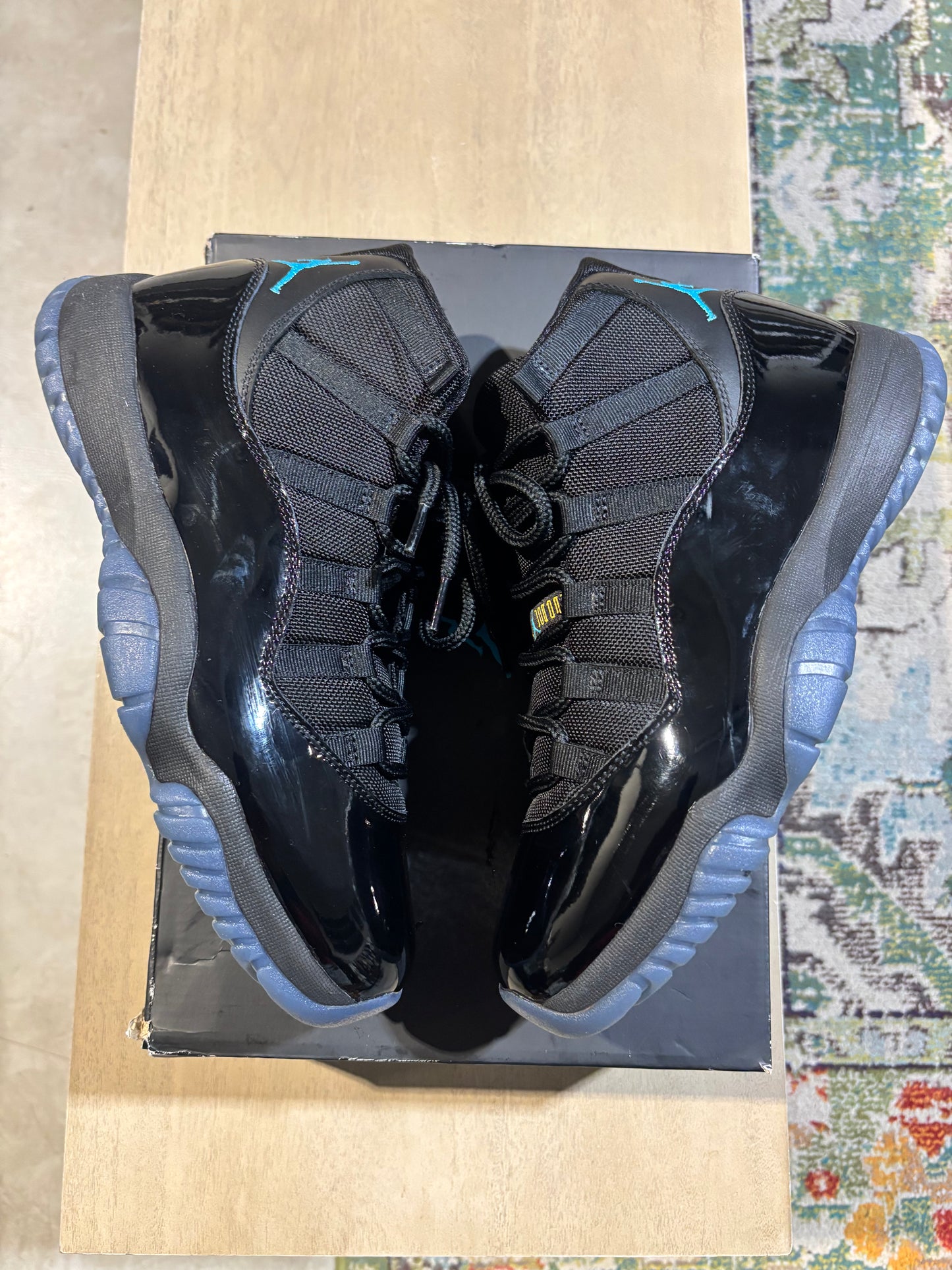 Jordan Retro 11 Gamma blue used sz 10