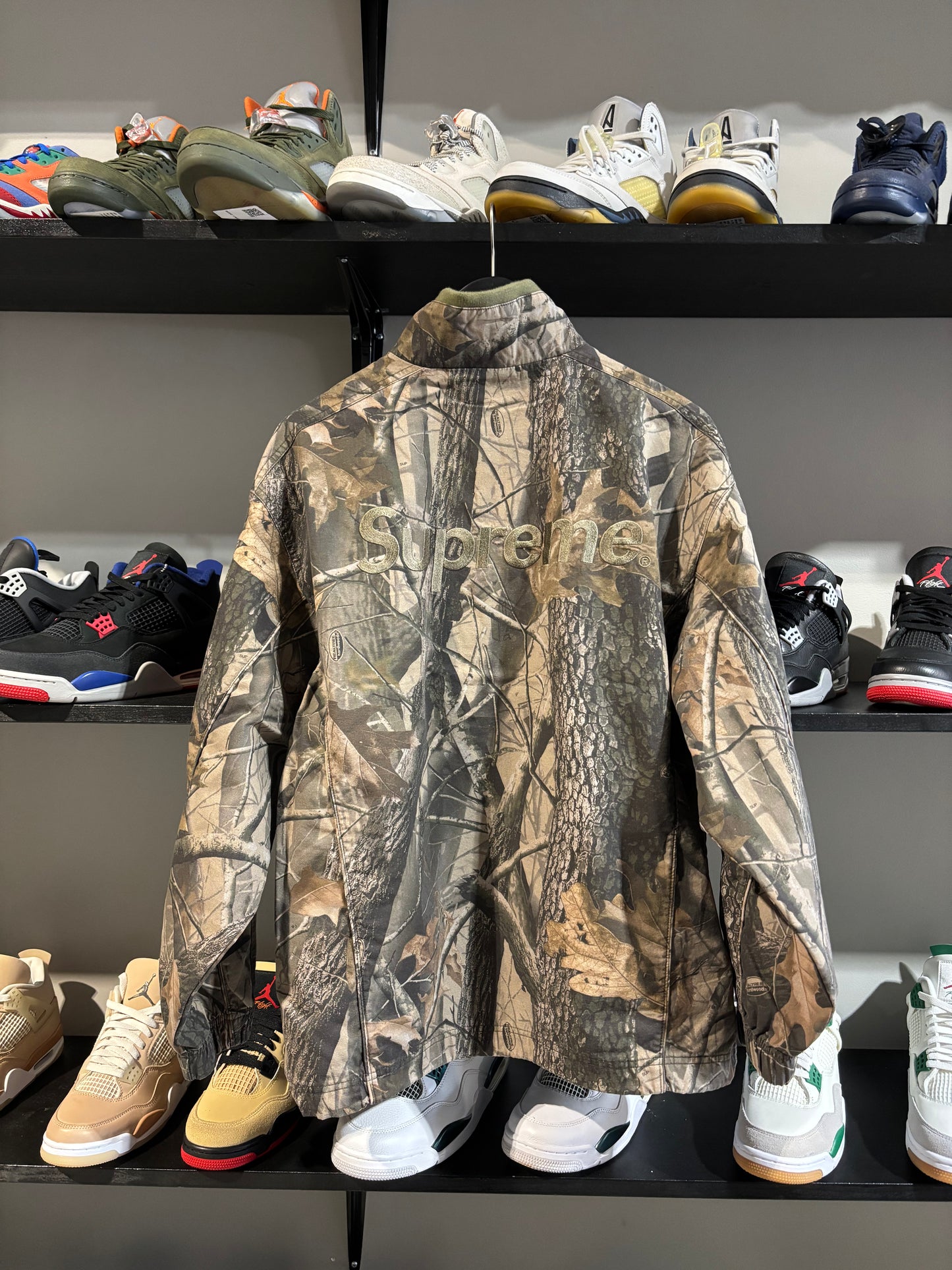 SUPREME X UMBRO CAMO ZIPUP TRACK JACKET