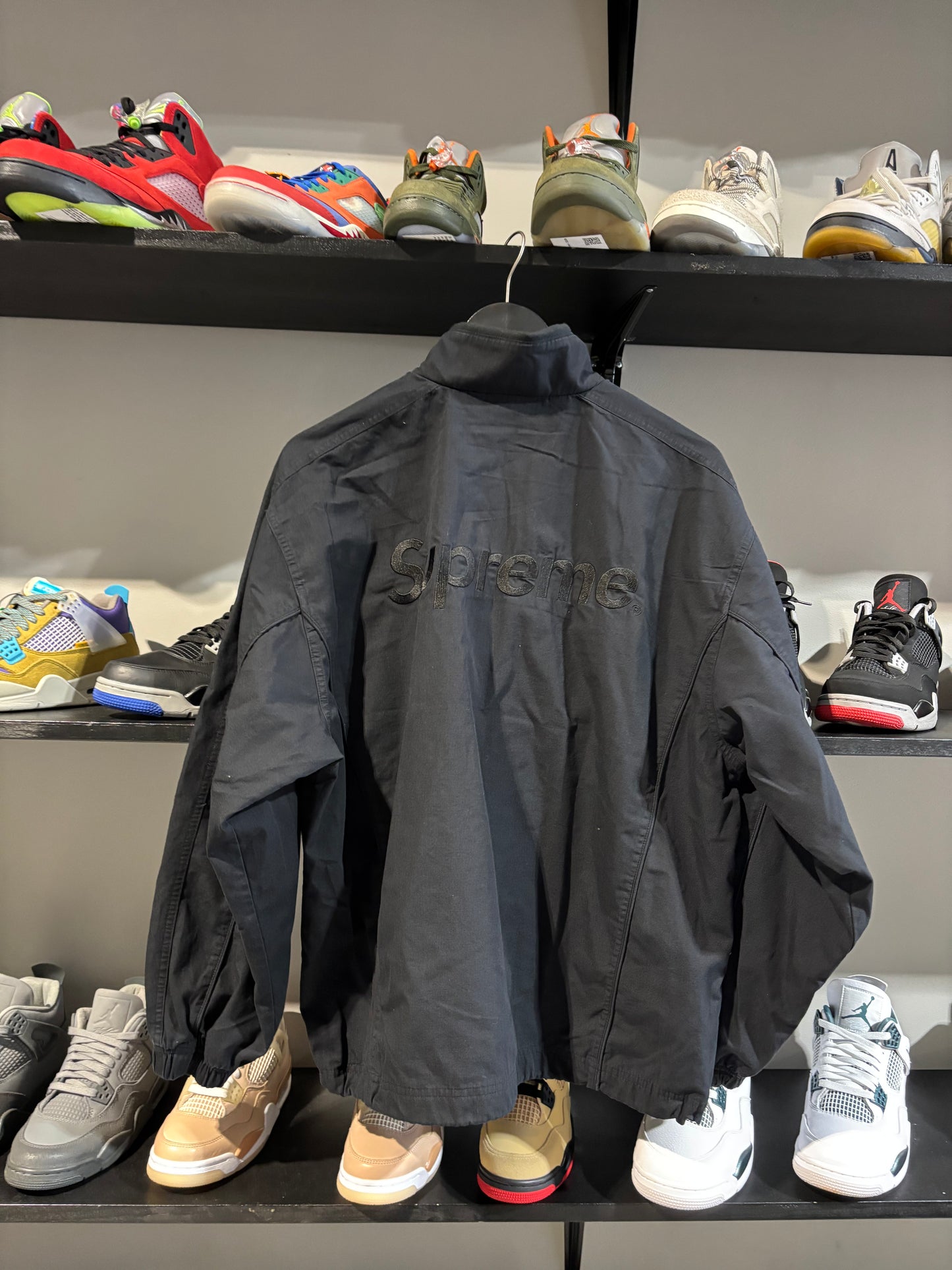 Supreme x Umbro Black Zipup Track Jacket