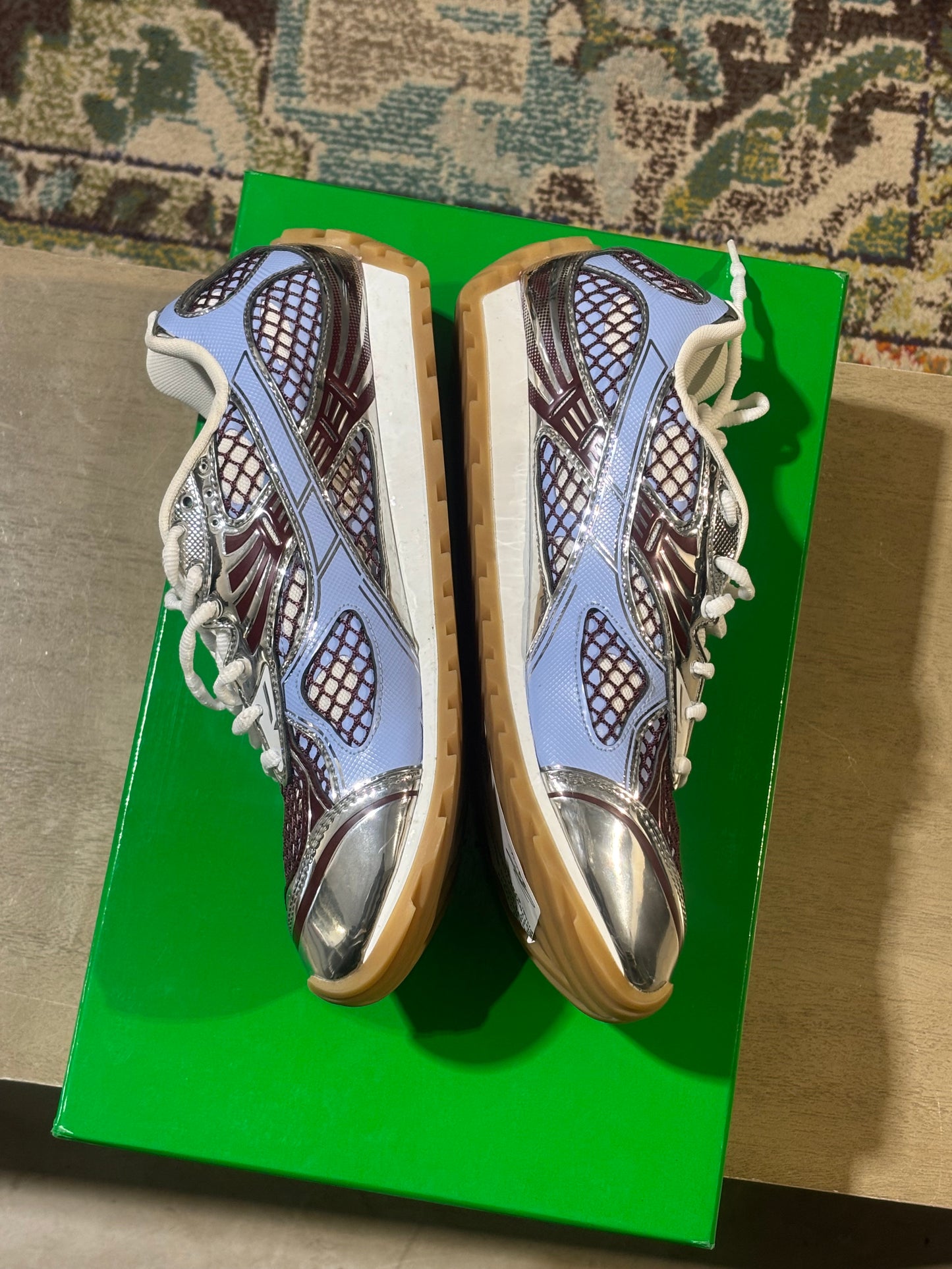 Bottega Veneta Blue/Red Orbit Used Sz 10