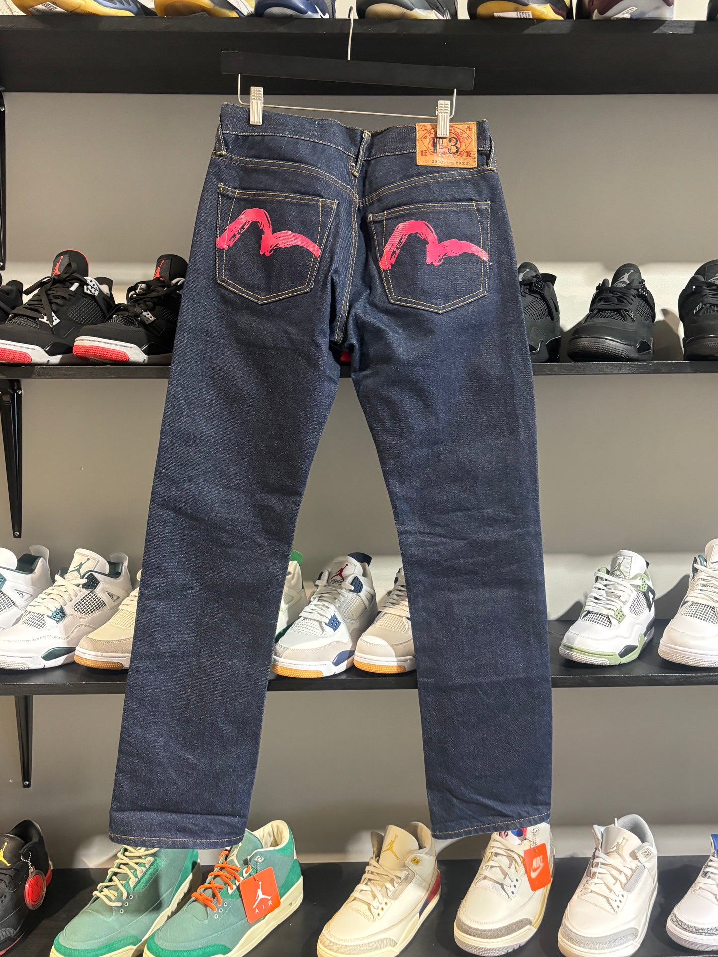 Evisu Indigo/Red Jeans Sz 29