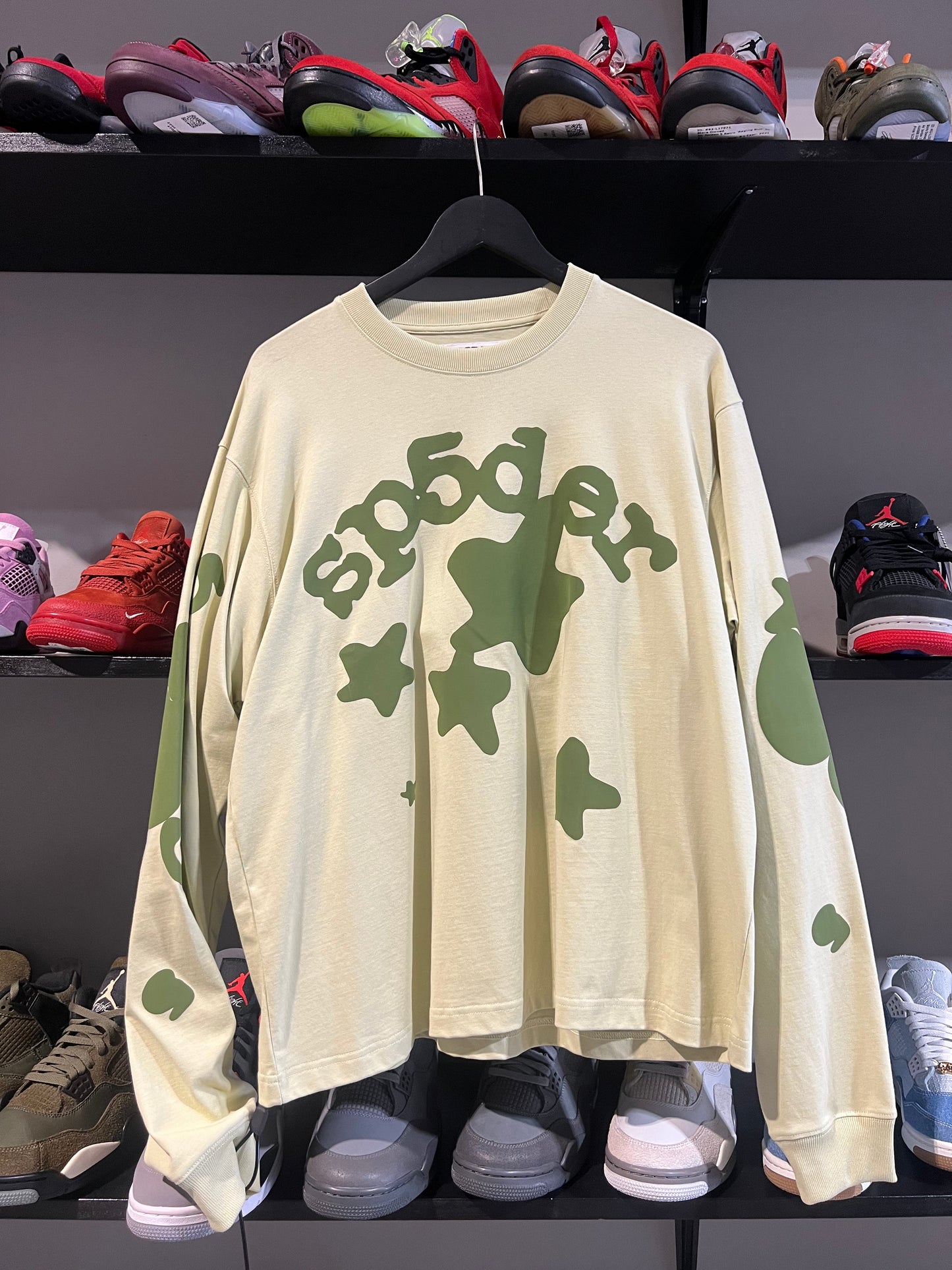 Sp5der olive and green beluga l/s