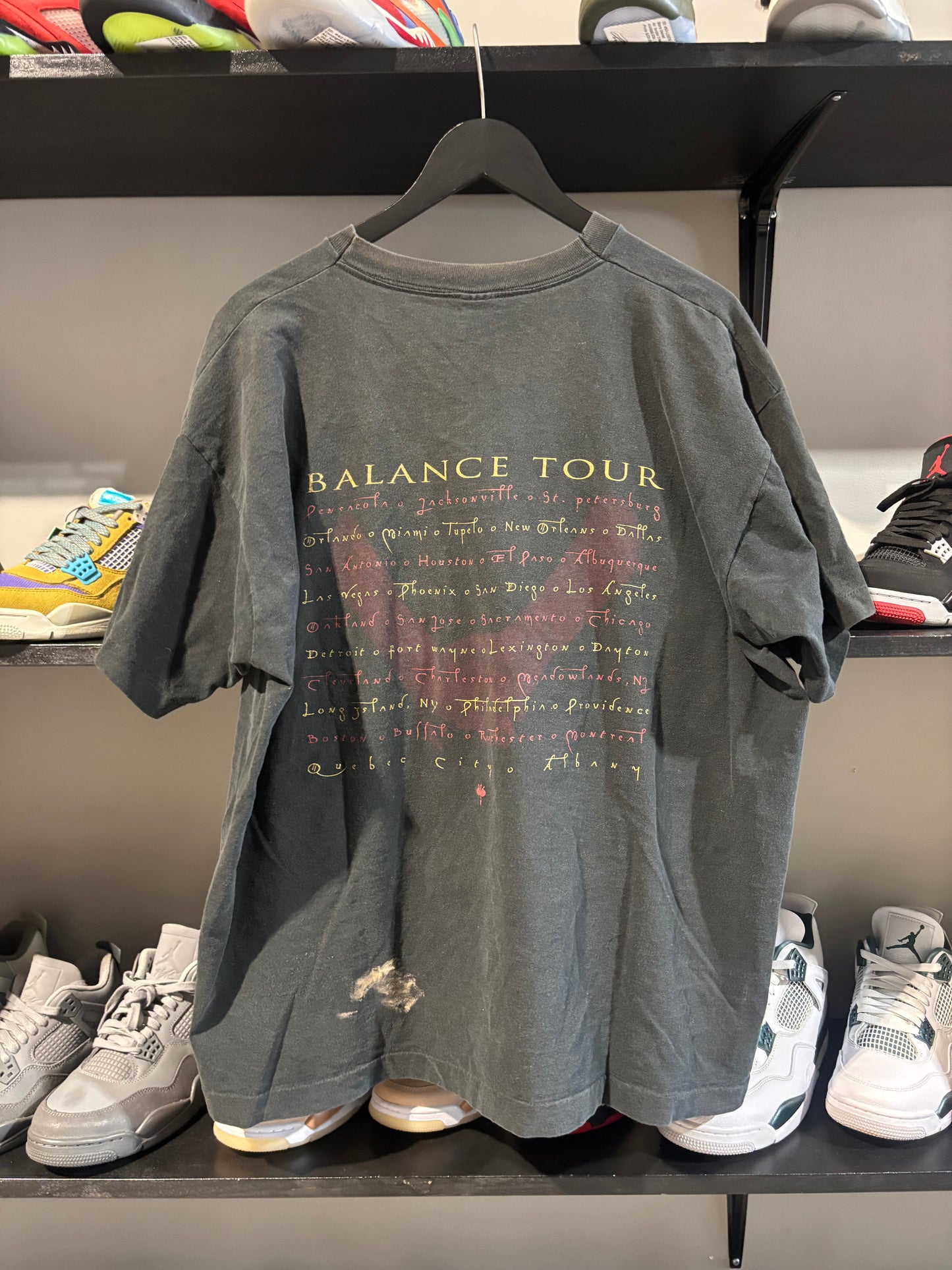 Vintage Van Halen Balance Tour Tee 95