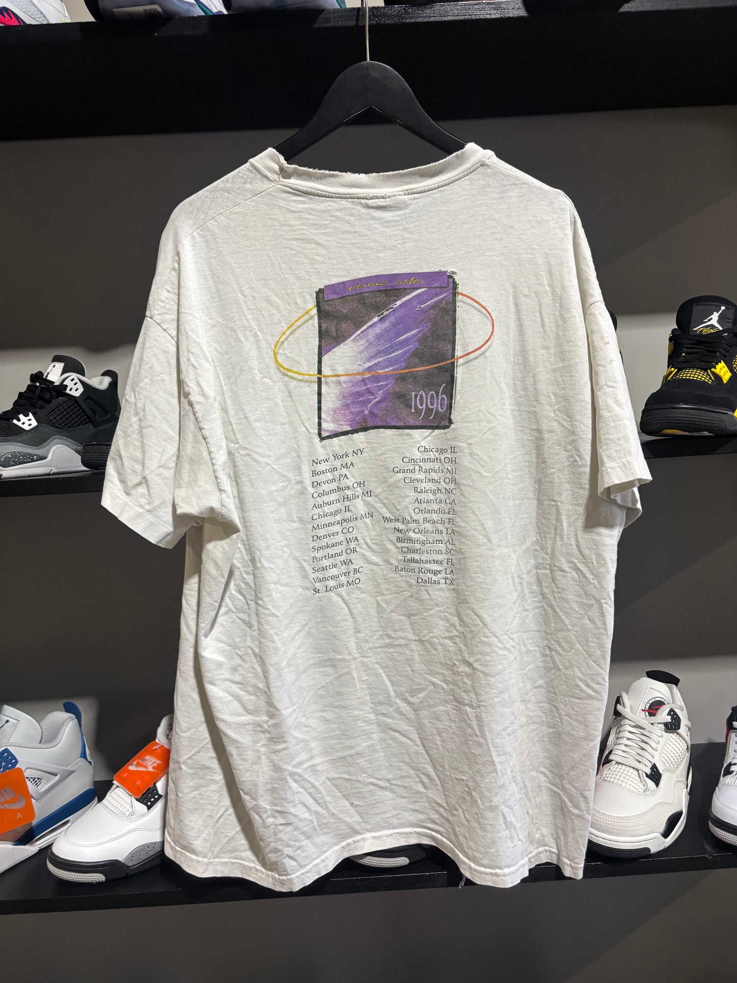Vintage Eric Johnson 96 Tour Tee