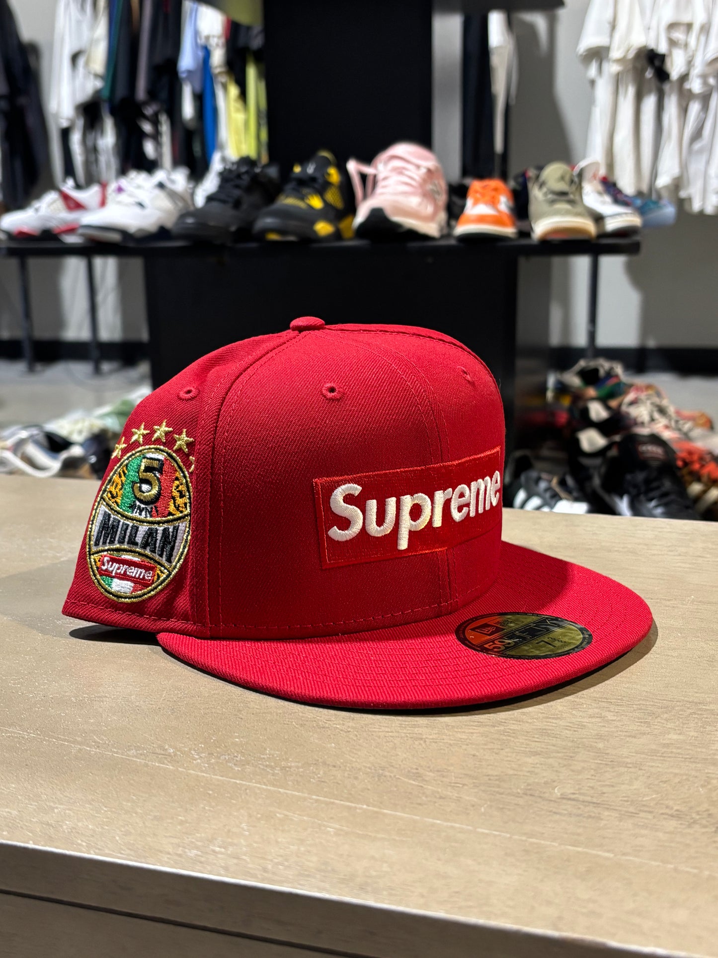 Supreme Bogo Red Fitted 2026 Milan
