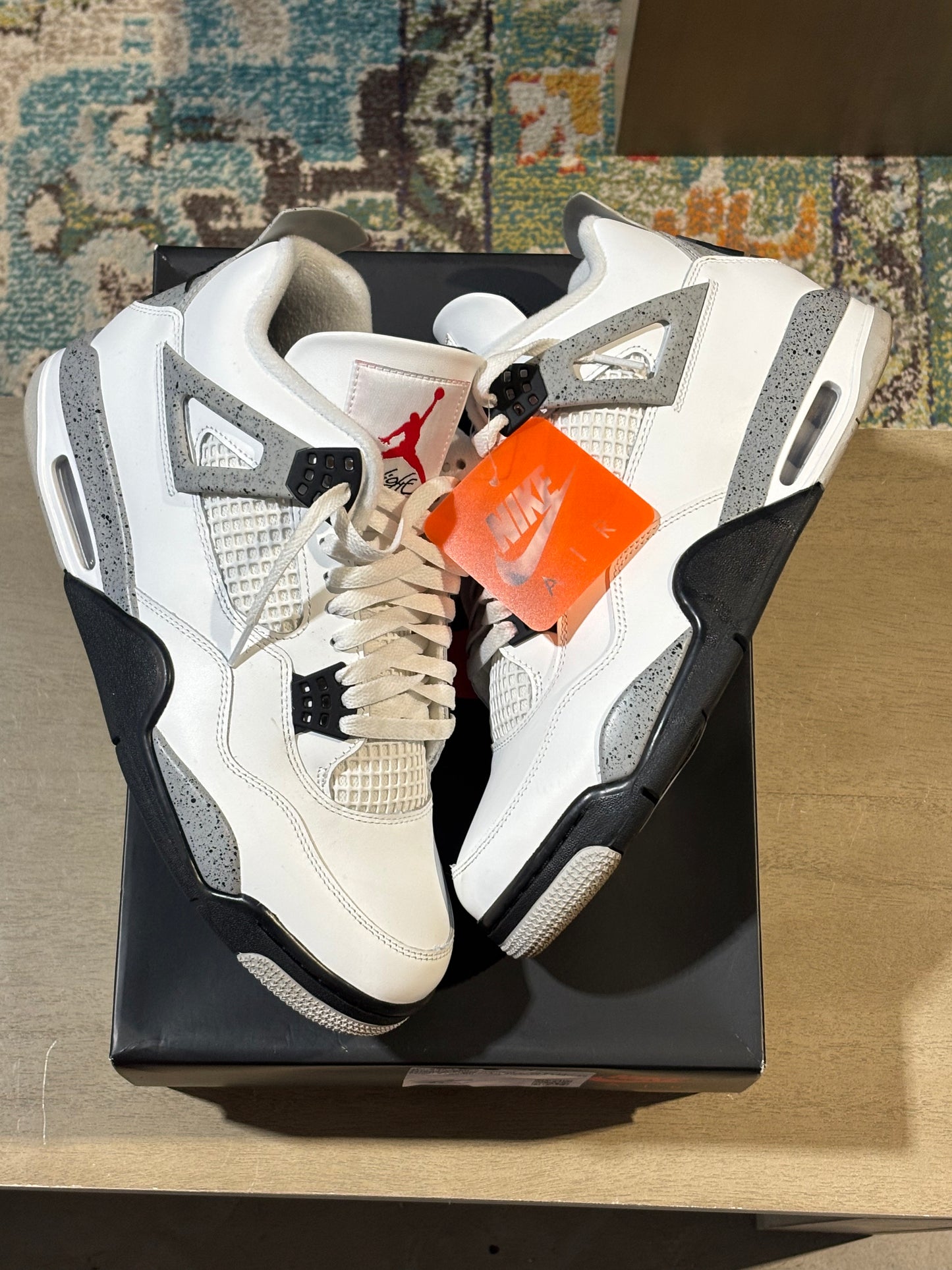 Jordan 4 White Cement Used Sz 11