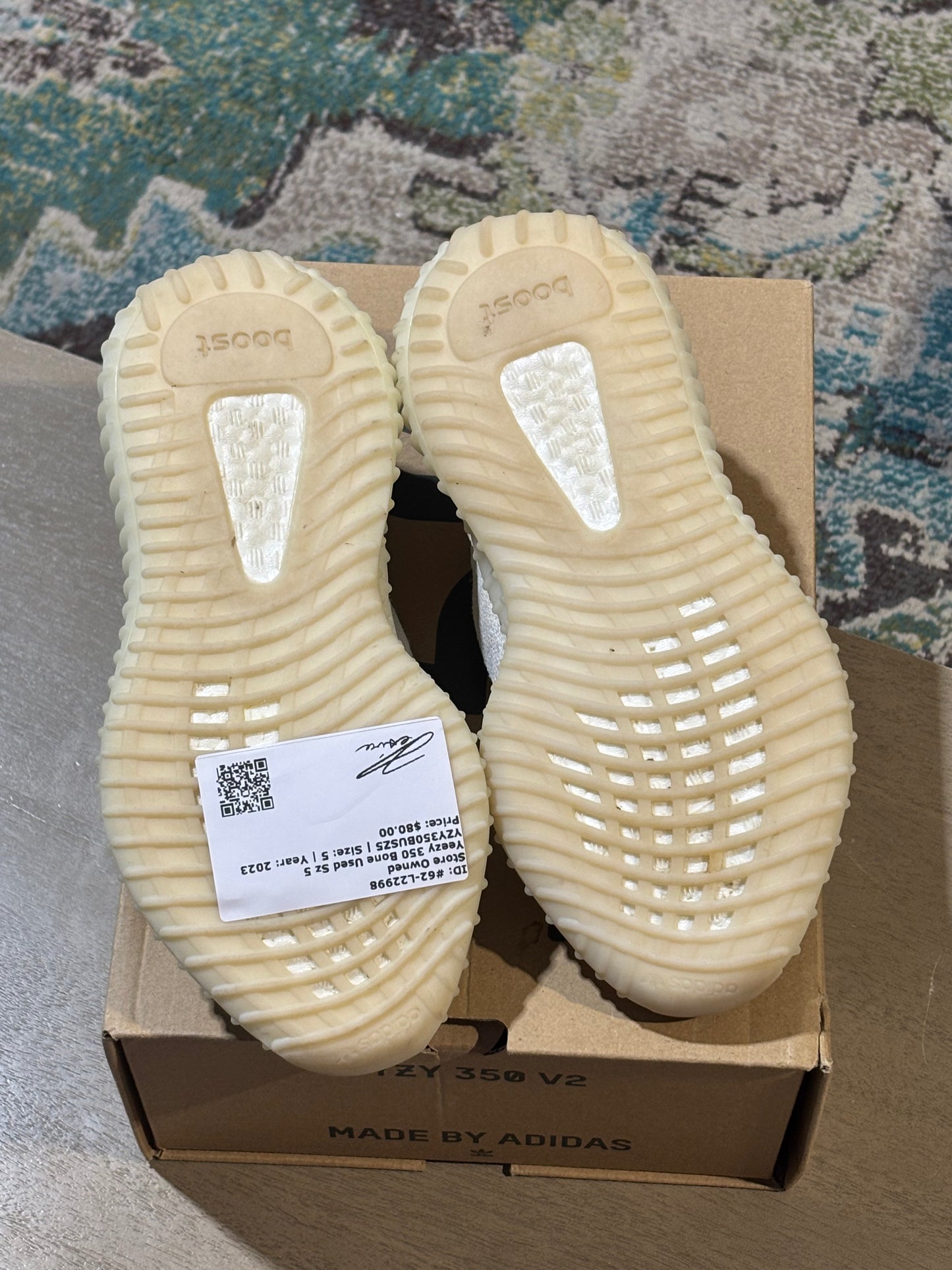 Yeezy 350 Bone Used Sz 5