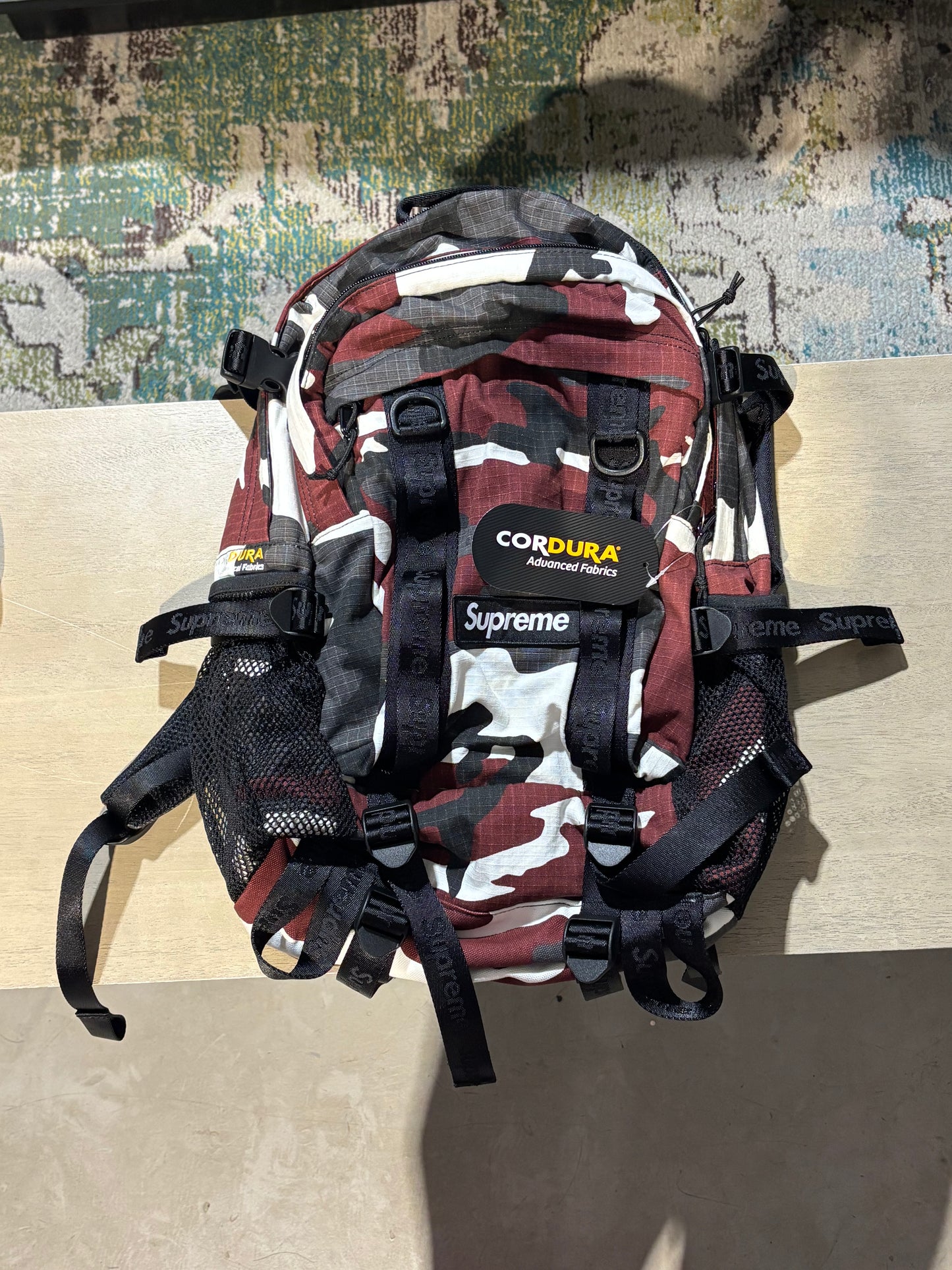 Supreme 2026 Red Camo Bookbag  2