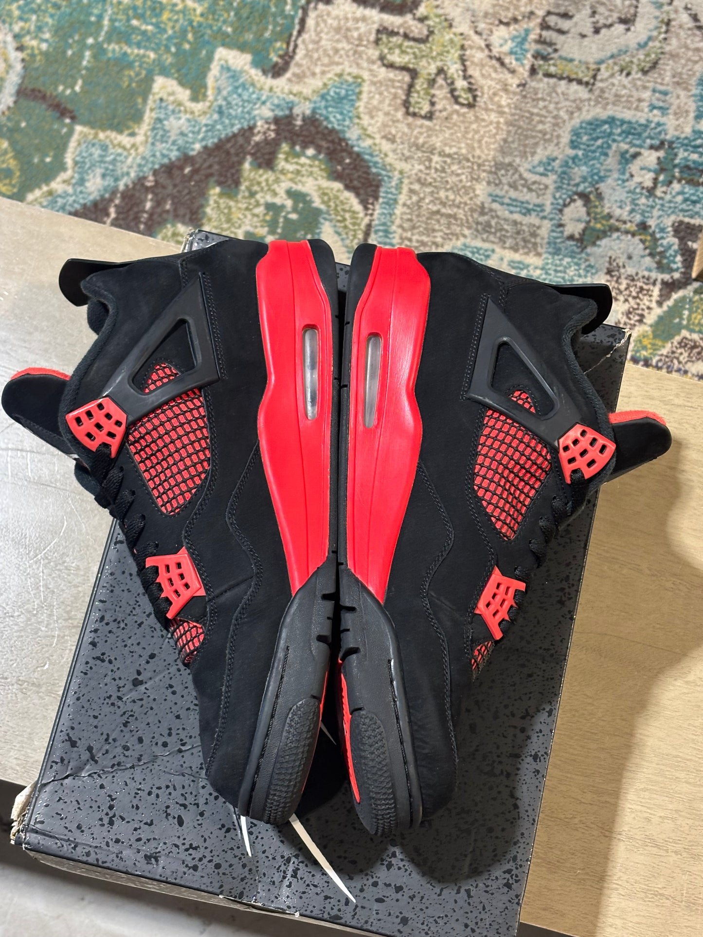 Jordan 4 Red Thunder Used Sz 13 NB