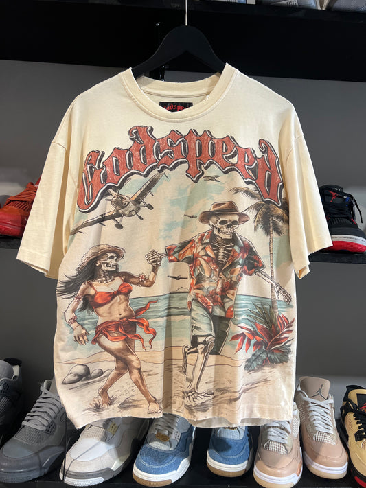 godspeed sharing aloha tee bone