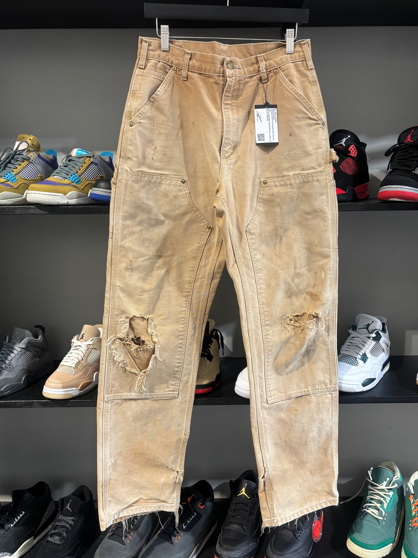 Vintage Carhartt Double Knee Tan Pants