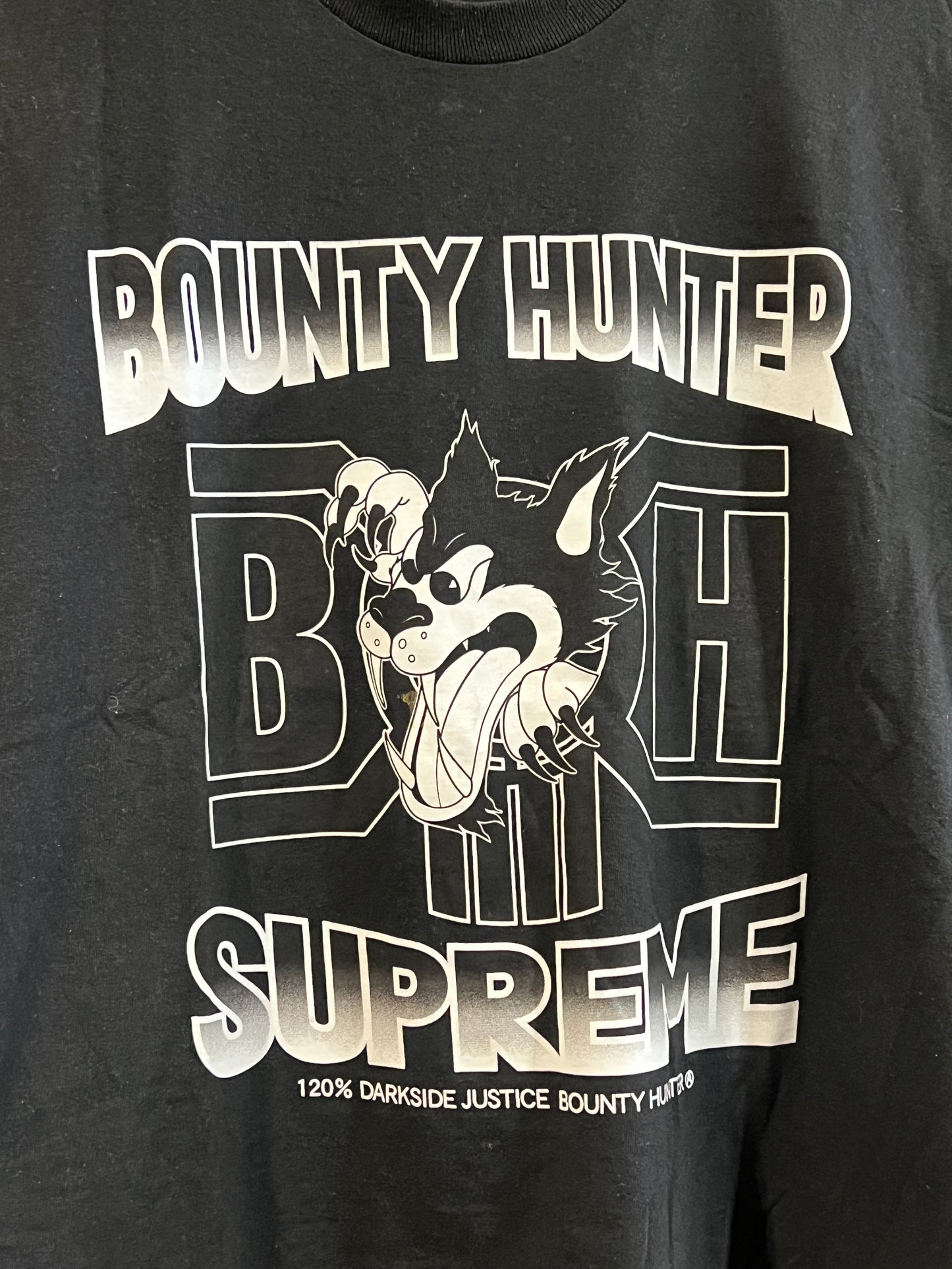 Supreme Bounty Hunter Wolf Tee Black