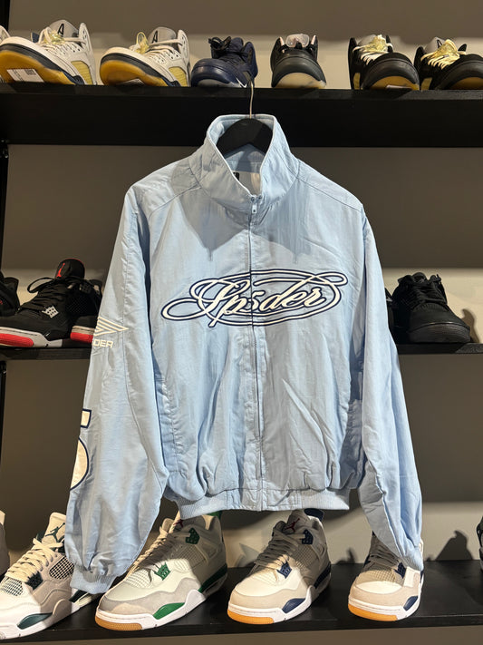Sp5der Script Warm Up Blue Track Jacket