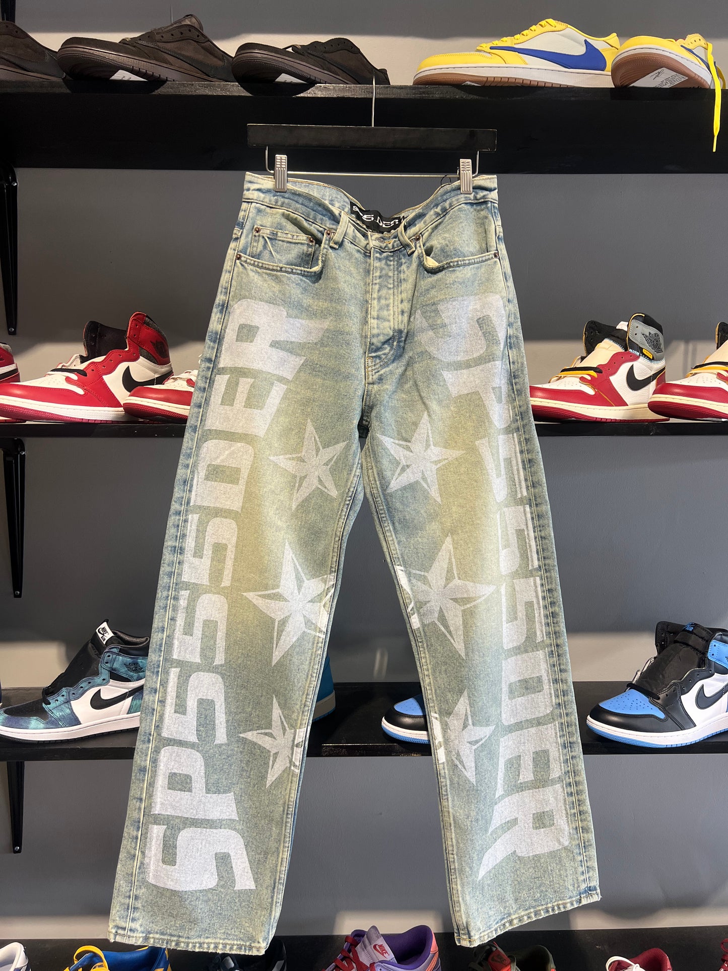 Sp5der mx555 light wash denim