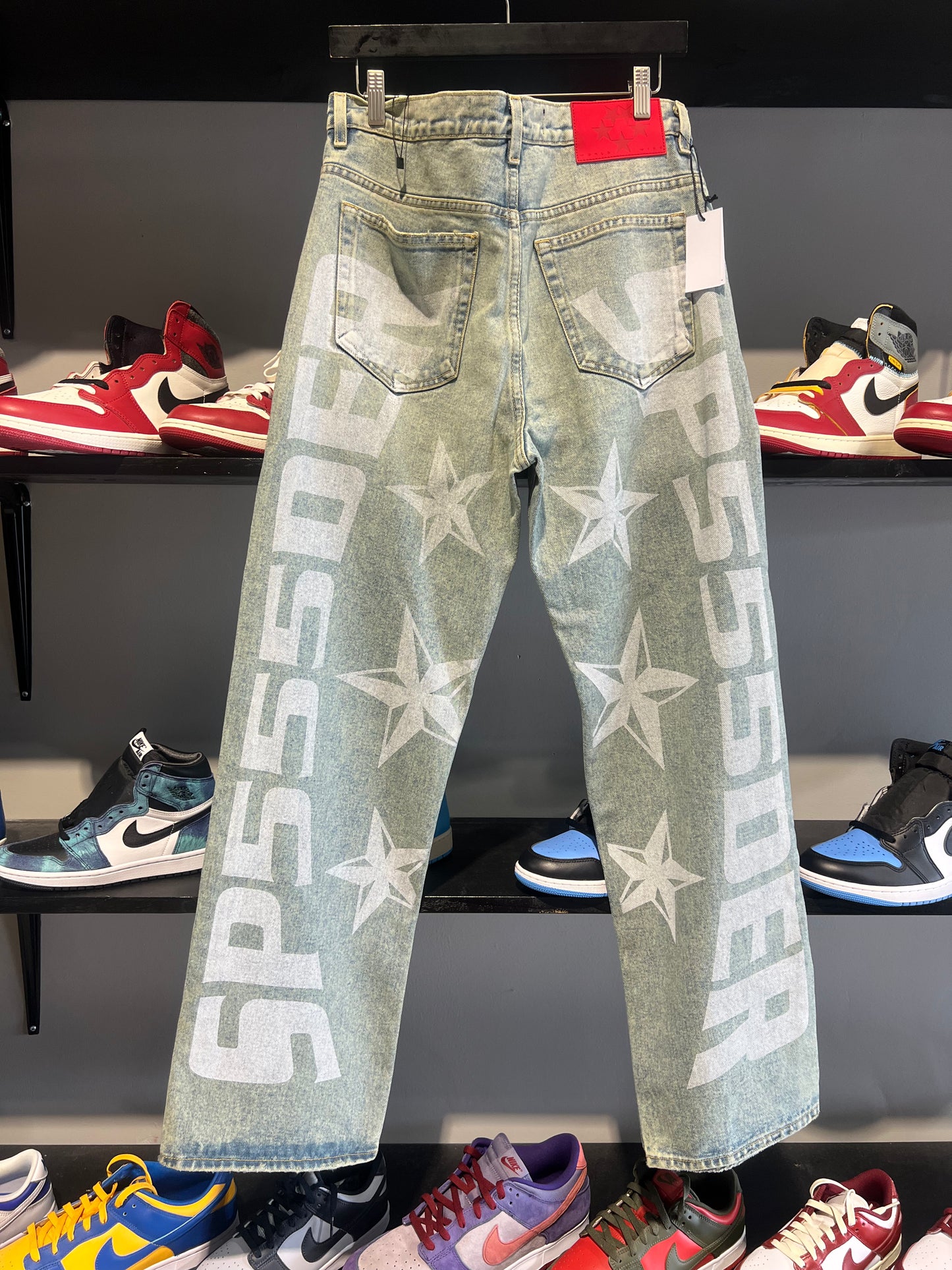 Sp5der mx555 light wash denim