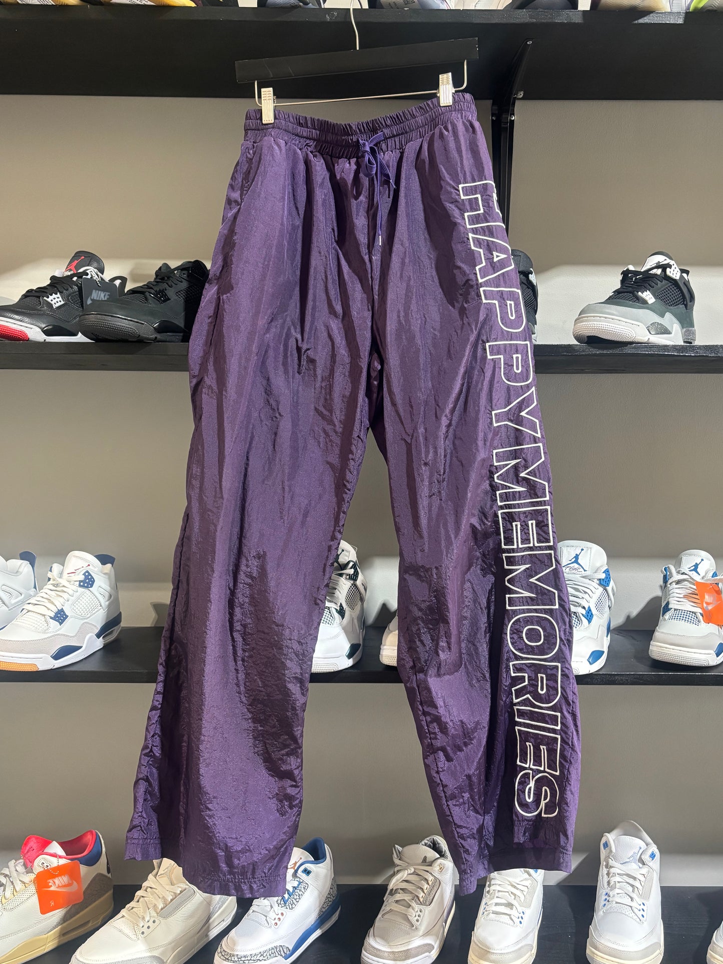 HMDD Purple/White Nylon Pants