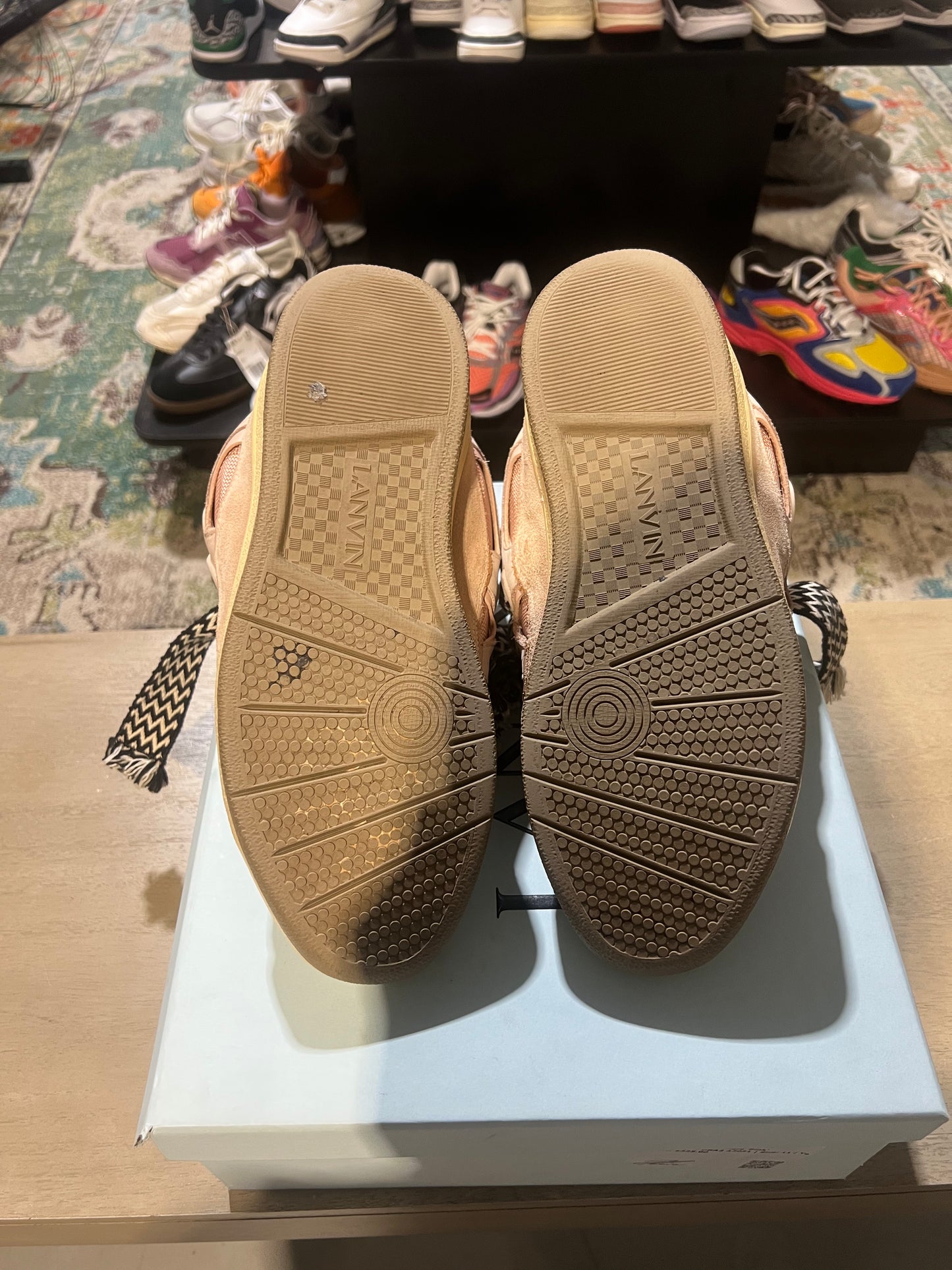 Lanvin Curb Sneakers Pink Used