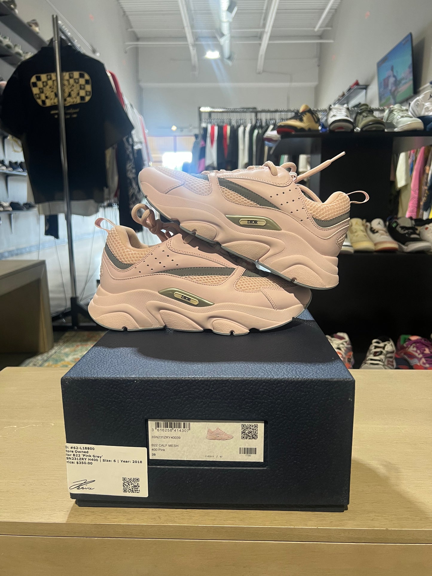 Dior B22 Pink Grey Used