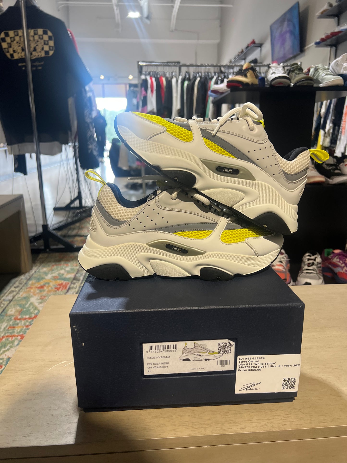 Dior B22 White Yellow Used