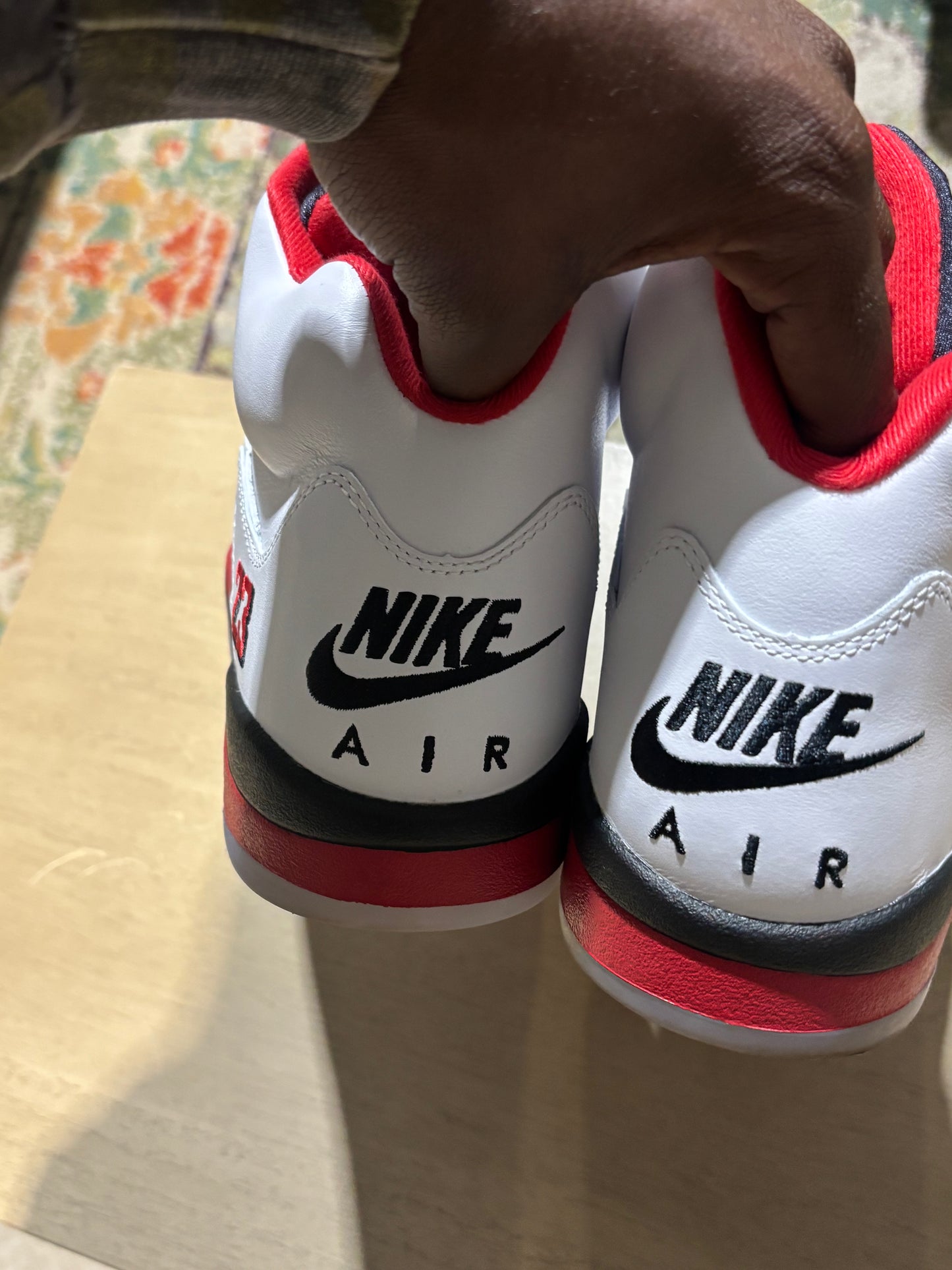 AIR JORDAN 5 FIRE RED USED SZ 13 NB