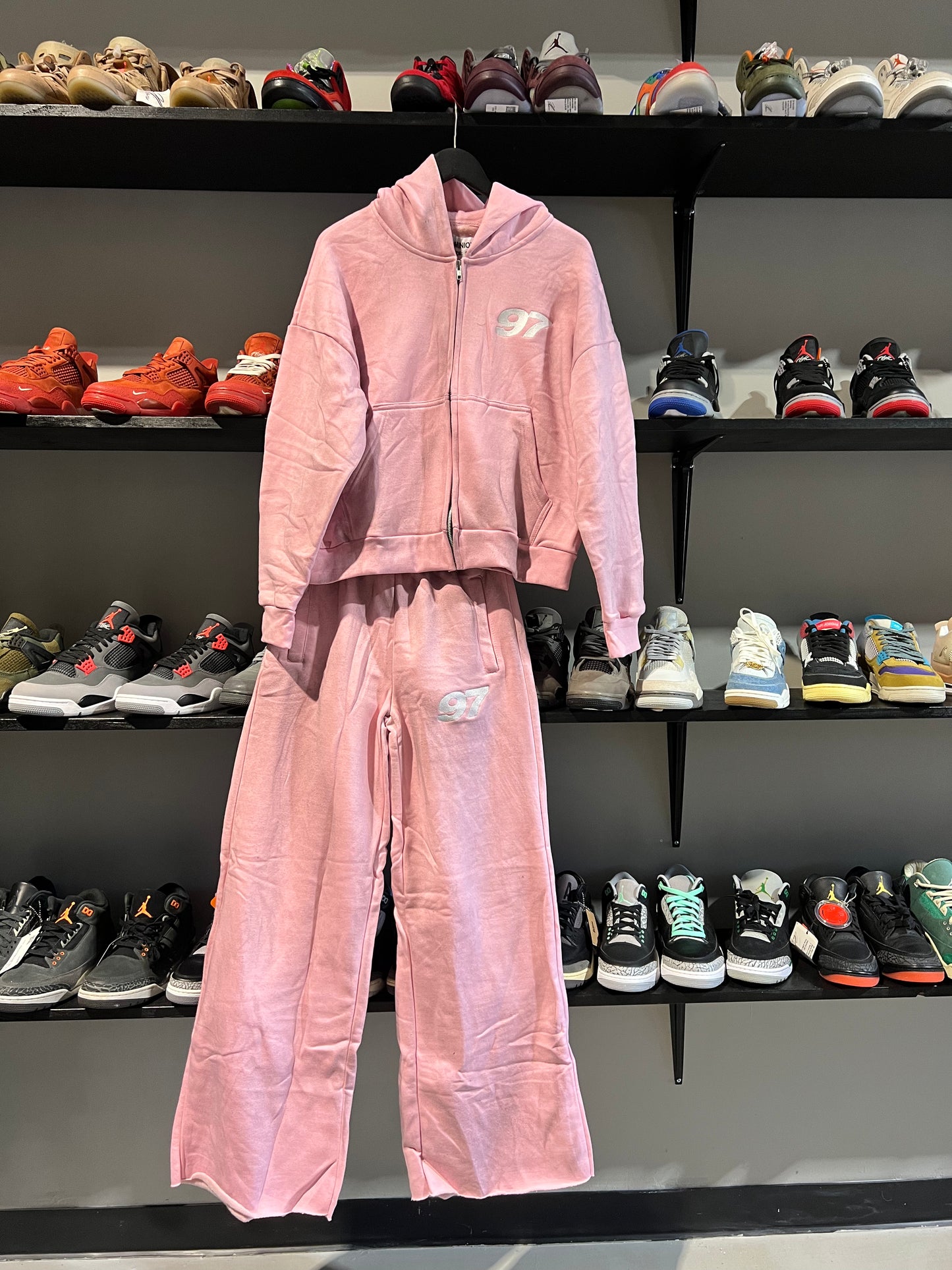 dominion pink 97 sweatsuit
